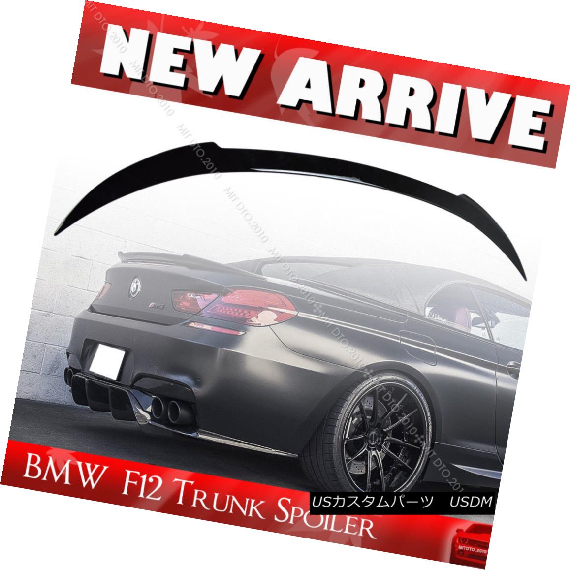 エアロパーツ Jet Black #668 Paint 6-Series For BMW F12 Convertible V Type Trunk Spoiler 650i ジェットブラック＃668ペイント6シリーズ用BMW F12コンバーチブルVタイプトランク・スポイラー650i 【並行輸入品】