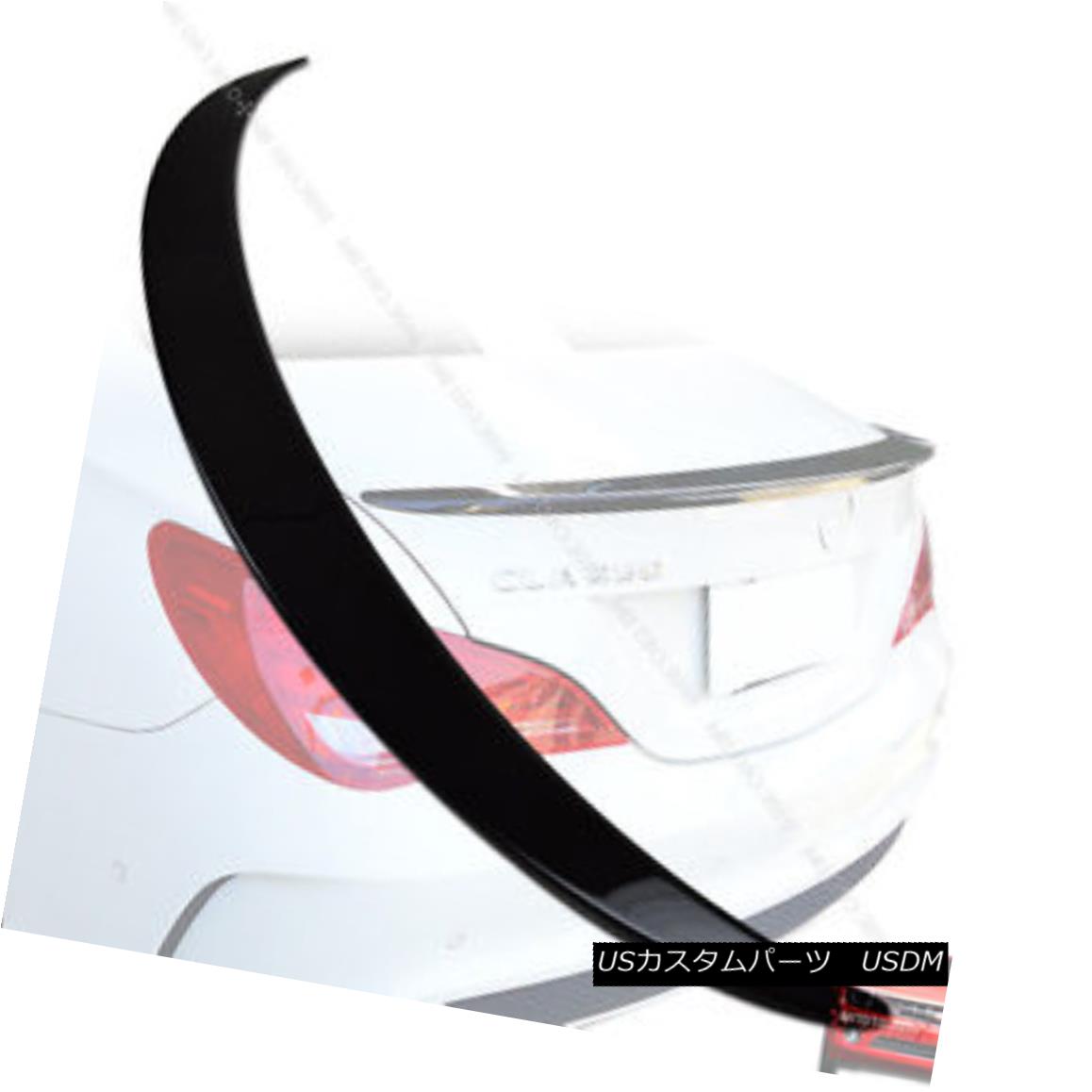 エアロパーツ Painted Mercedes BENZ C117 W117 CLA-Class CLA180 CLA200 Trunk Spoiler A-Type § 塗装されたメルセデスベンツC117 W117 CLAクラスCLA180 CLA200トランクスポイラーAタイプ 【並行輸入品】