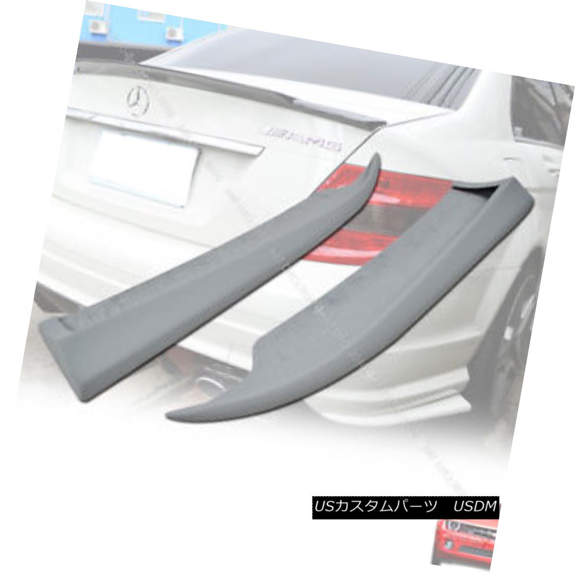 エアロパーツ MERCEDES BENZ W204 C-Class 4D Rear Side Skirt Bumper Extensions C300 C350 08-11§ メルセデスベンツW204 Cクラス4DリアスカートバンパーエクステンションC300 C350 08-11 【並行輸入品】