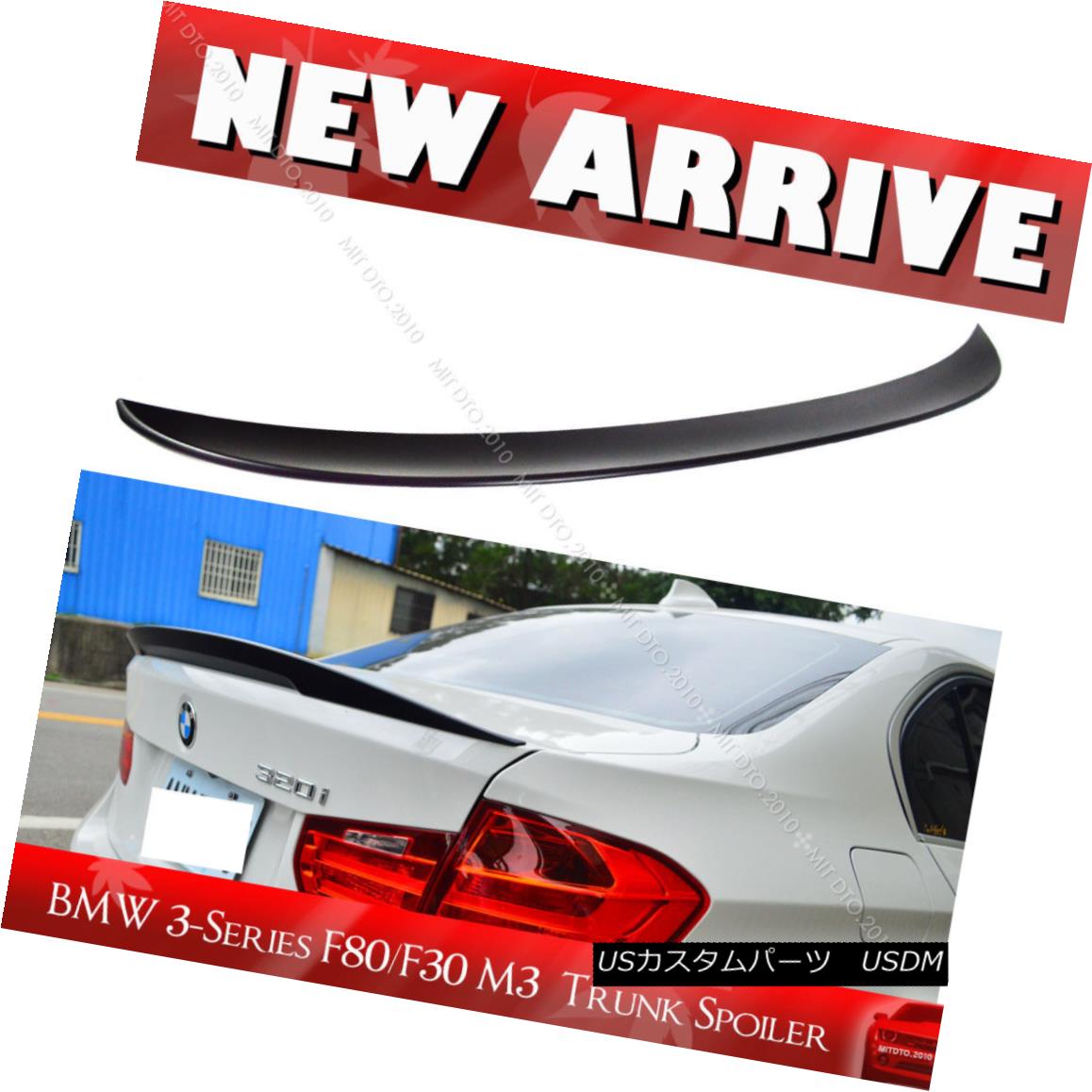エアロパーツ Painted #668 BMW 3-Series F80/F30 M3 4D Sedan Performance Type Trunk Spoiler ペイント＃668 BMW 3シリーズF80 / F30 M3 4Dセダンパフォーマンスタイプトランクスポイラー 【並行輸入品】
