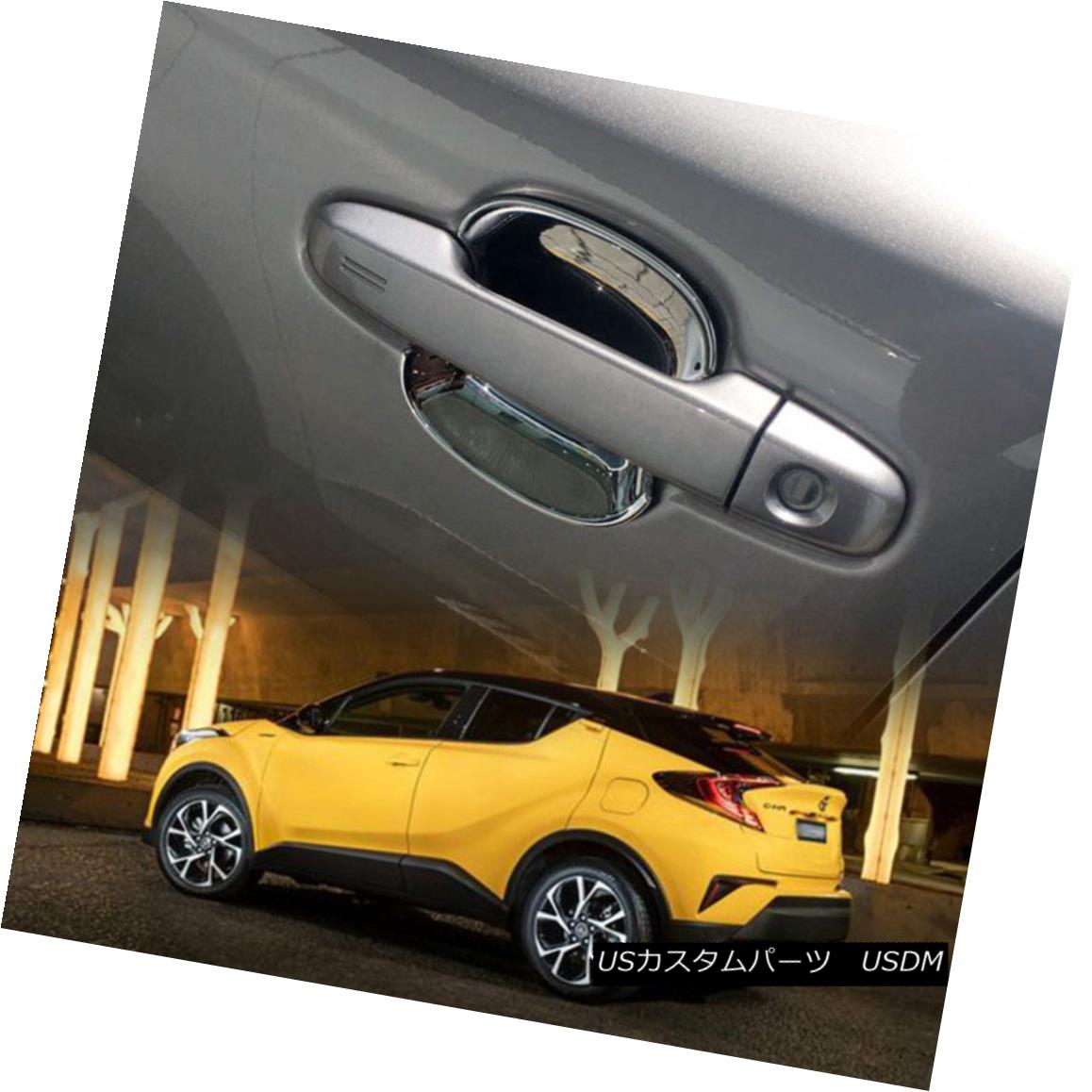 エアロパーツ C-HR SUV Hatcback FOR TOYOTA ABS Chrome OutSide Door Bowl Trim 2016up TOYOTA ABS用クロムアウトサイドドアボウルトリム2016アップ用C-HR SUVハッチバック 【並行輸入品】 65,824円