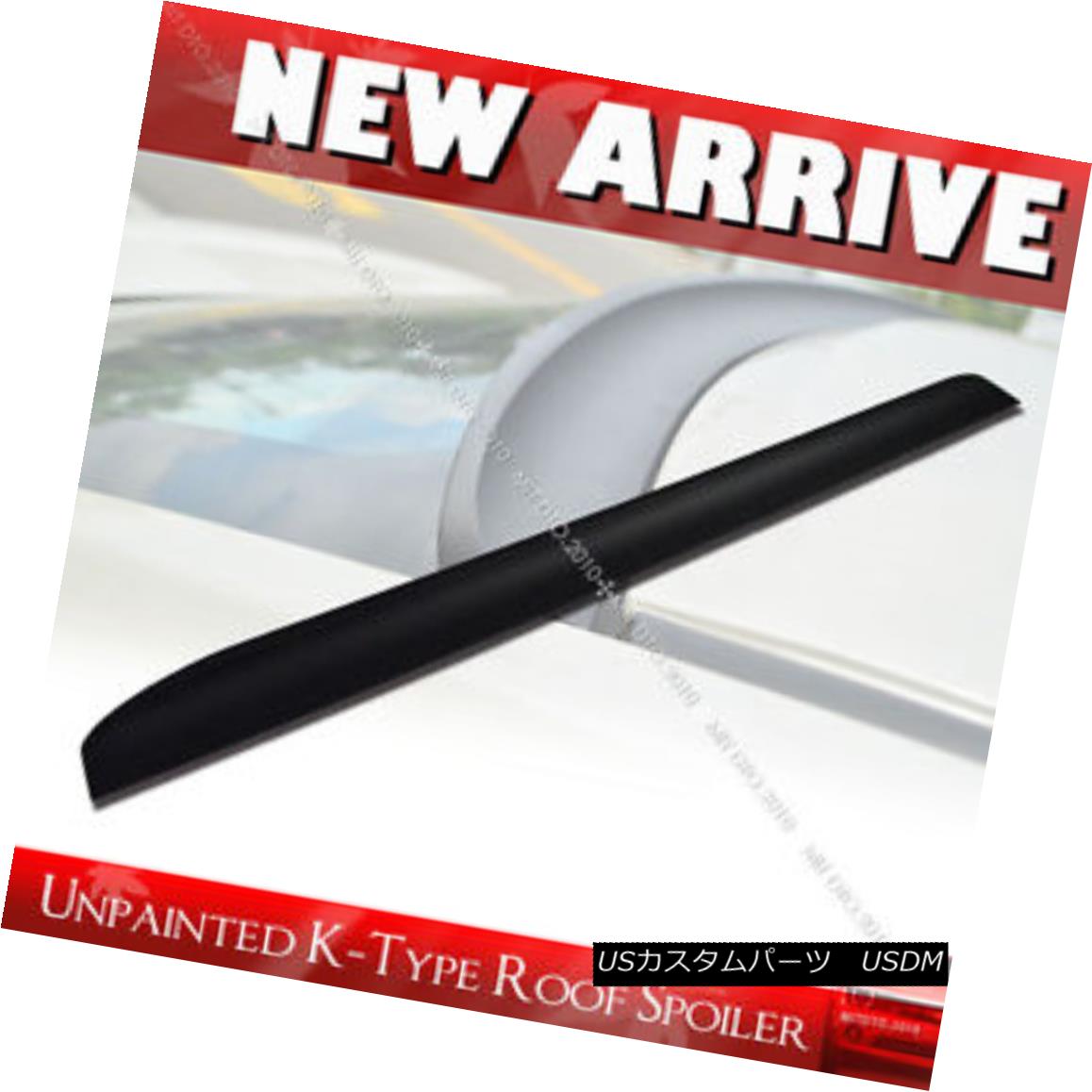 エアロパーツ Unpainted Roof Lip Spoiler Wing for NISSAN Sentra B16 4DR Sedan K-Style 07-12 § NISSAN Sentra B16 4DRセダンKスタイル用無塗装ルーフリップスポイラーウイング07-12 【並行輸入品】