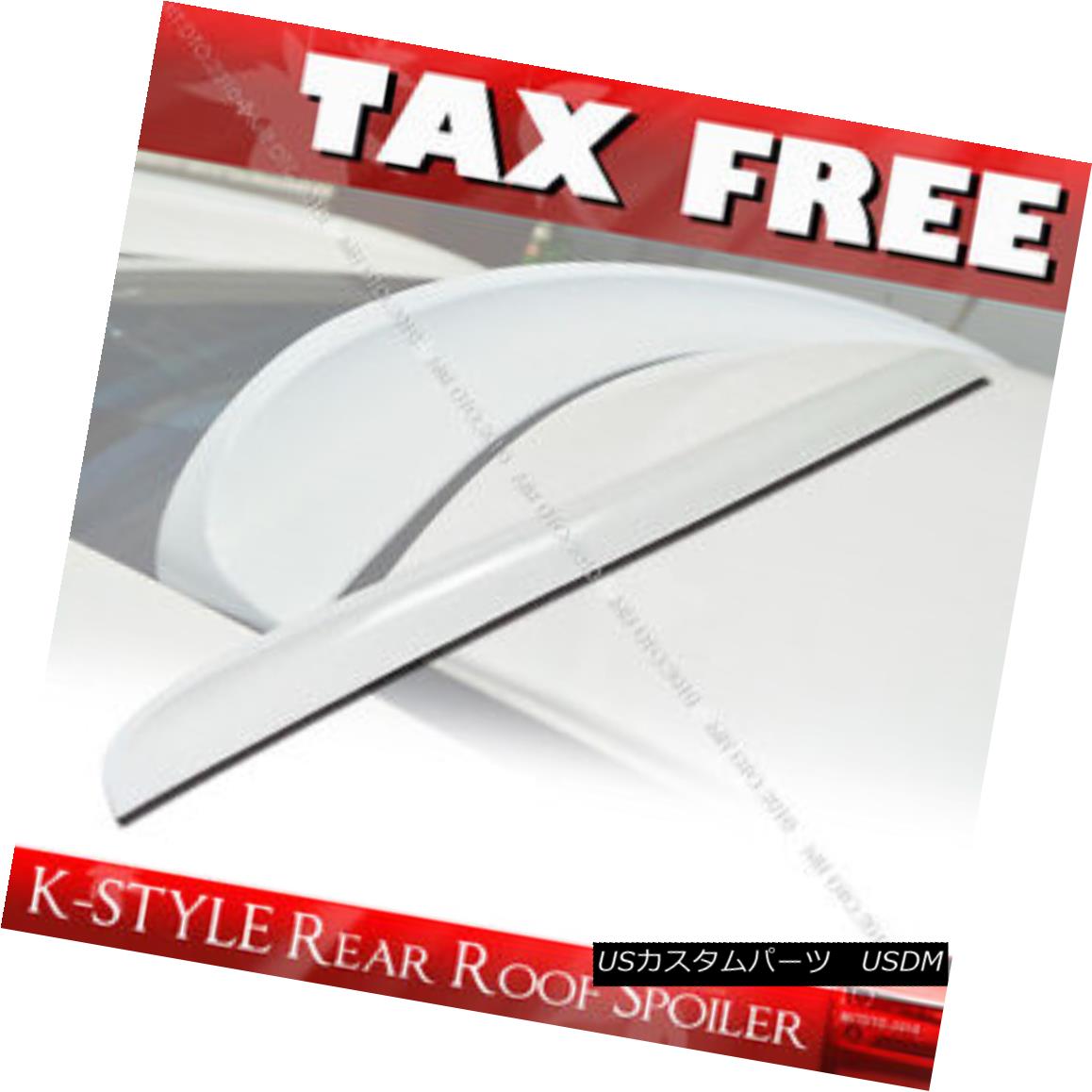 エアロパーツ Painted Roof Spoiler Wing 09-15 K-Type For NISSAN 370Z Z34 PUF 2DR COUPE PUF § 塗装ルーフスポイラーウイング09-15 Kタイプ日産370Z Z34 PUF 2DRクープPUF 【並行輸入品】