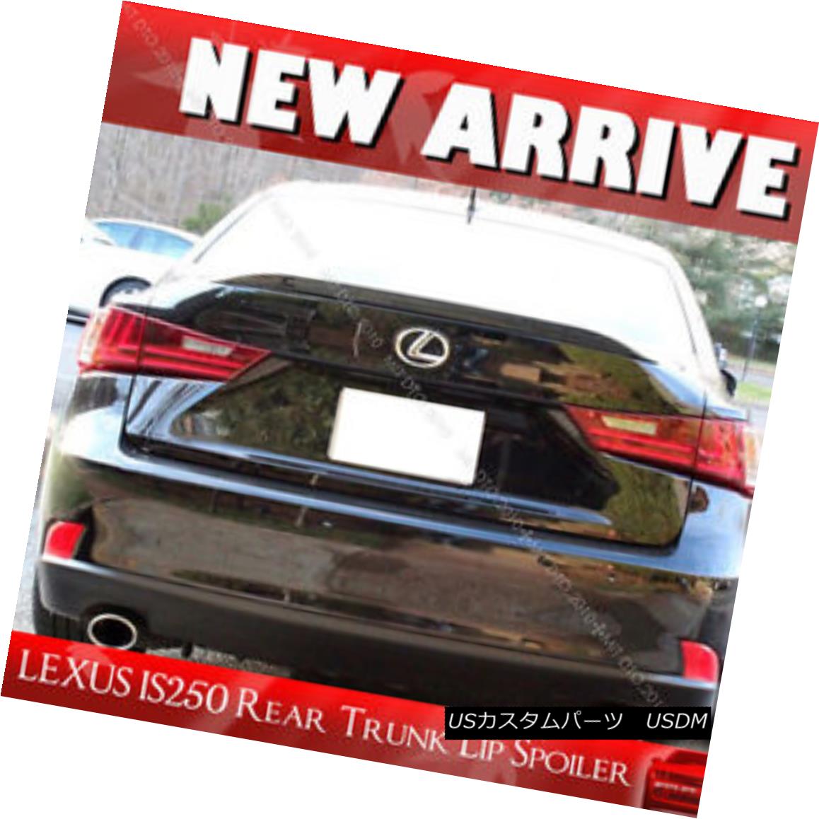 エアロパーツ Painted for Lexus IS250 IS350 IS F Window Rear Trunk Lip Spoiler #202 BLACK § レクサスIS250 IS350 IS Fウインドリアトランクリップスポイラー＃202 BLACK Pain 【並行輸入品】
