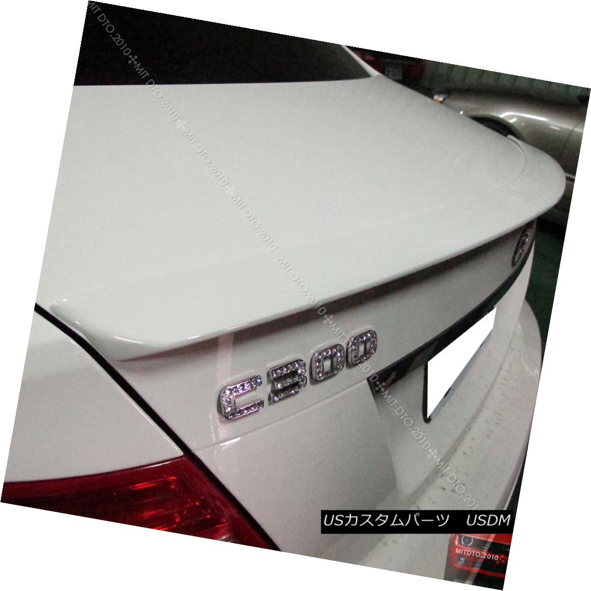 エアロパーツ SHIP FROM LA-C250 C300 Paint Mercedes BENZ Sedan C-Class W204 Trunk Spoiler #650 船からLA-C250 C300ペイントメルセデスベンツセダンCクラスW204トランクスポイラー＃650 【並行輸入品】