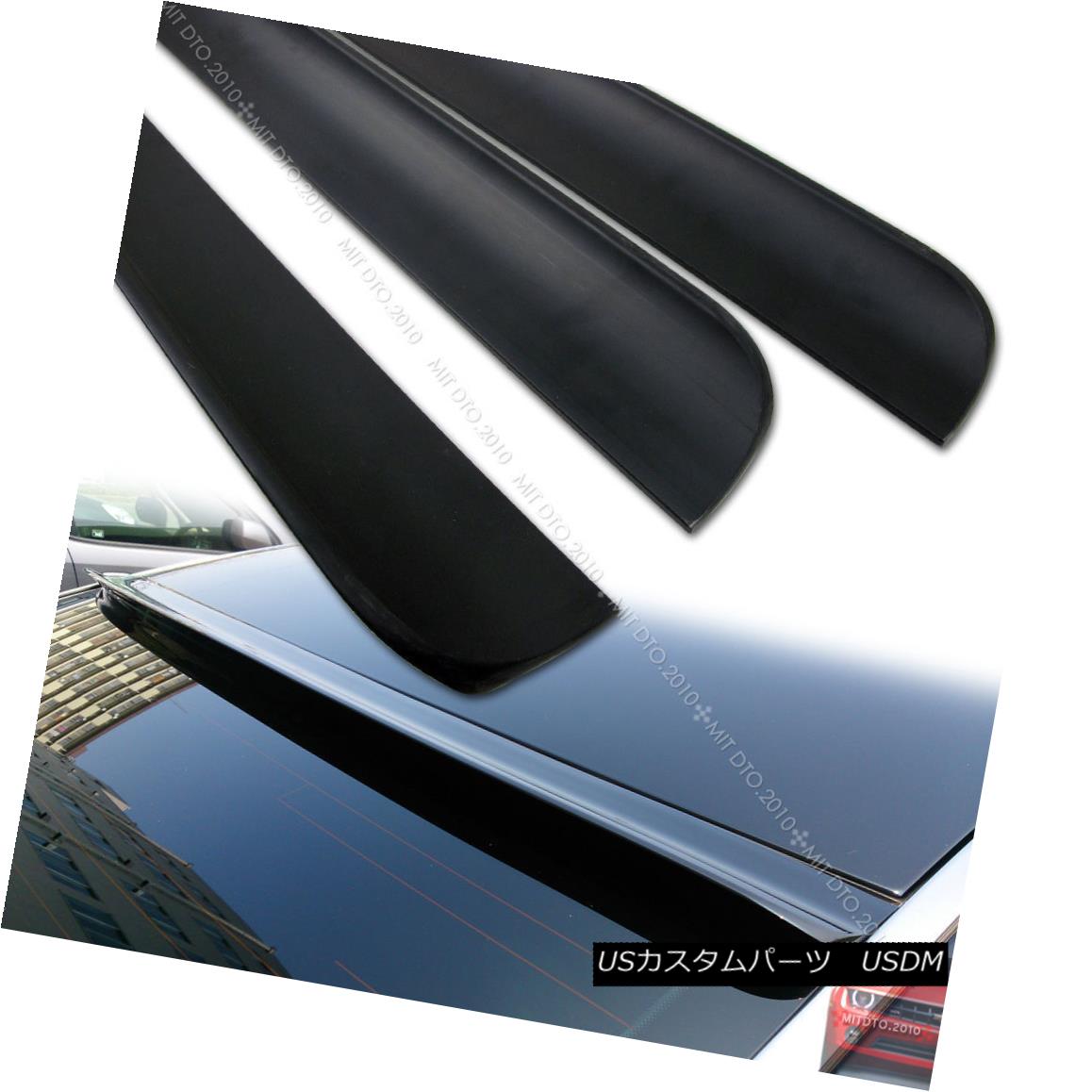 エアロパーツ Unpainted Window Visor Roof Lip Spoiler Wing for NISSAN L32 4DR Sedan 07-12 § NISSAN L32 4DR Sedan用無塗装ウインドバイザールーフリップスポイラーウイング07-12 【並行輸入品】