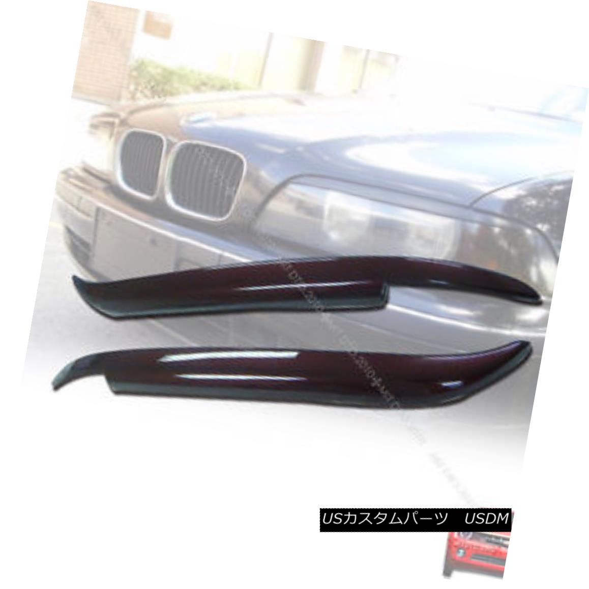 エアロパーツ PAINTED BMW 5-SERIES E39 SEDAN FRONT EYELID EYEBROW EYELIDS COVER 2003 塗装BMW 5シリーズE39セダンフロントアイディッドアイブロウアイビースカバー2003 【並行輸入品】