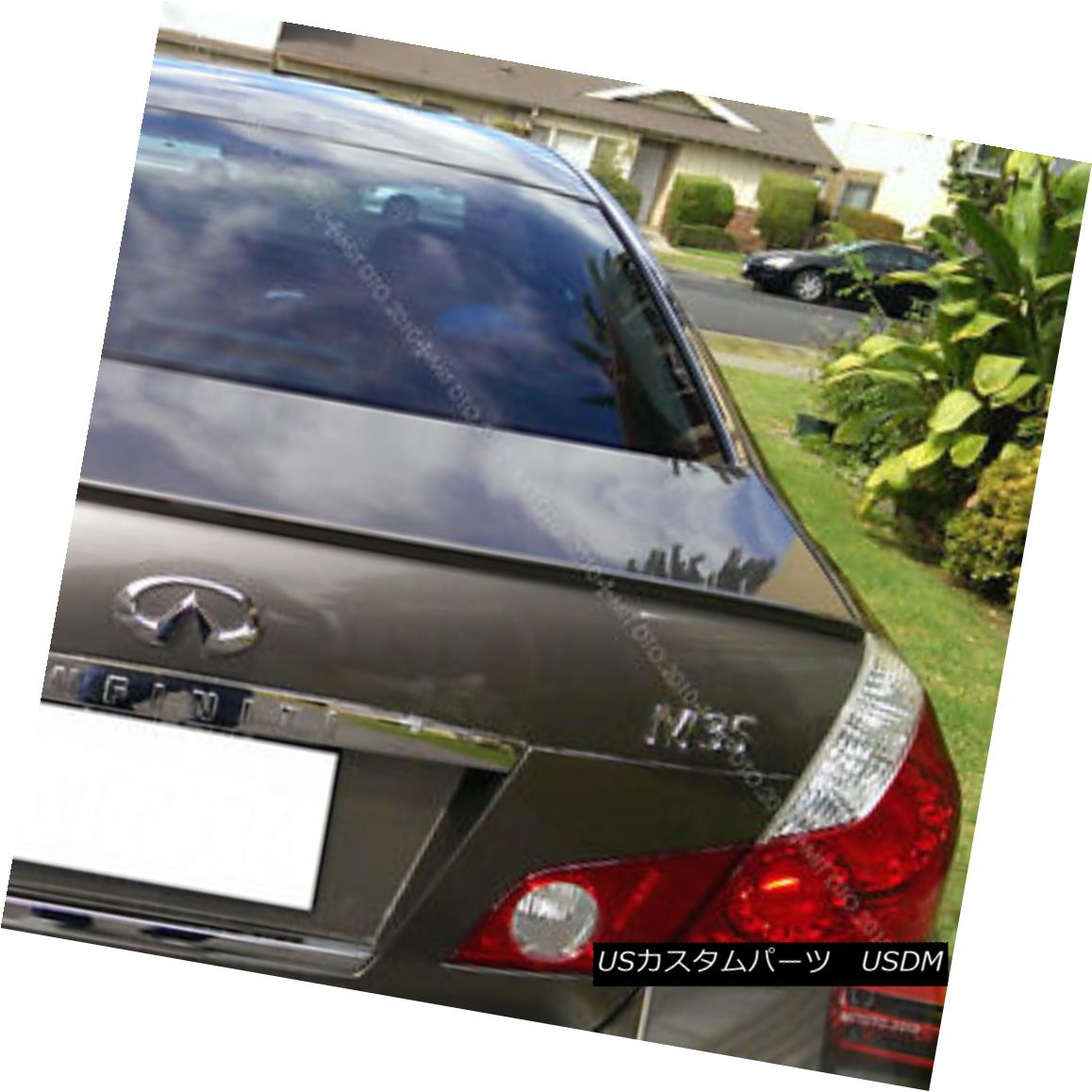 エアロパーツ PAINTED FOR INFINITI M35 M45 BOOT/TRUNK LIP SPOILER KY0 § INFINITI M35 M45 BOOT / TRUNK LIP SPOILER KY0のための塗装 【並行輸入品】 59,653円