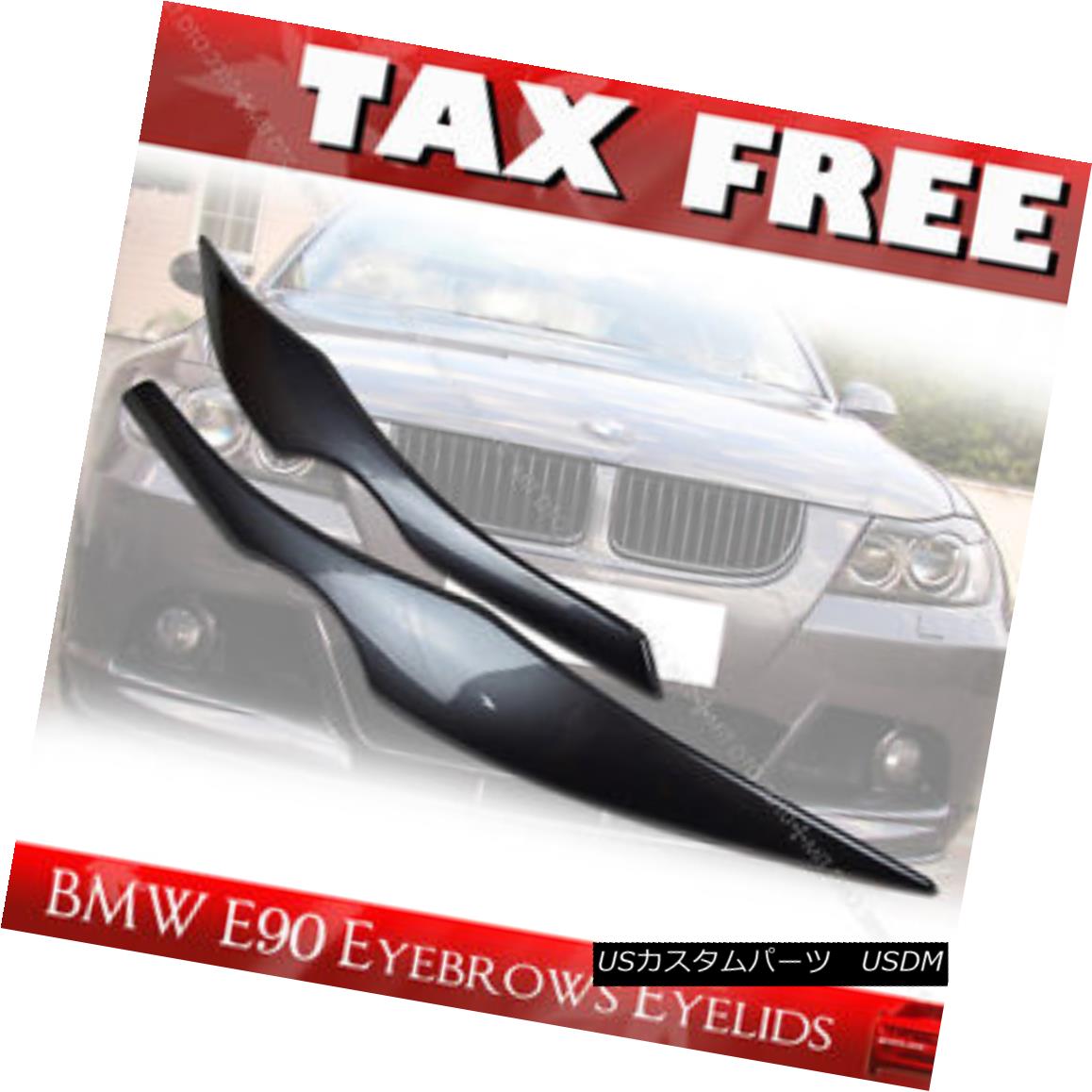 エアロパーツ Painted A22 BMW E90 3-SERIES 4DR Sedan HEADLIGHT EYEBROWS EYELIDS § ペイントされたA22 BMW E90 3-SERIES 4DRセダンヘッドライトアイブロウズアイデア 【並行輸入品】