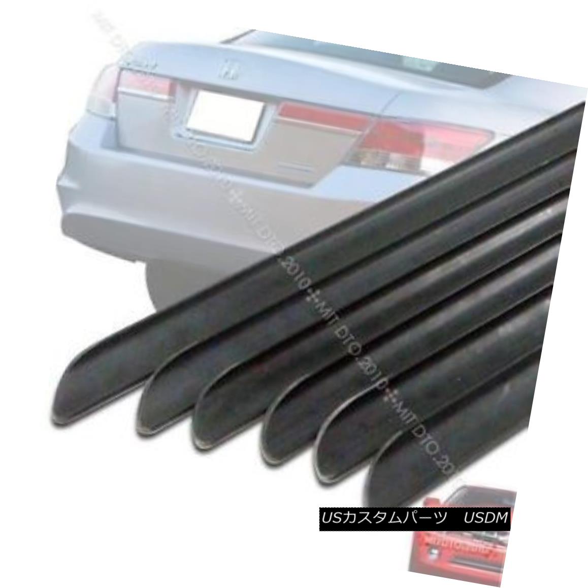 エアロパーツ UNPAINTED For HONDA ACCORD 98-02 4DR REAR TRUNK LIP SPOILER § ホンダACCORD 98-02 4DRリアトランクリップスポイラーUN未塗装 【並行輸入品】
