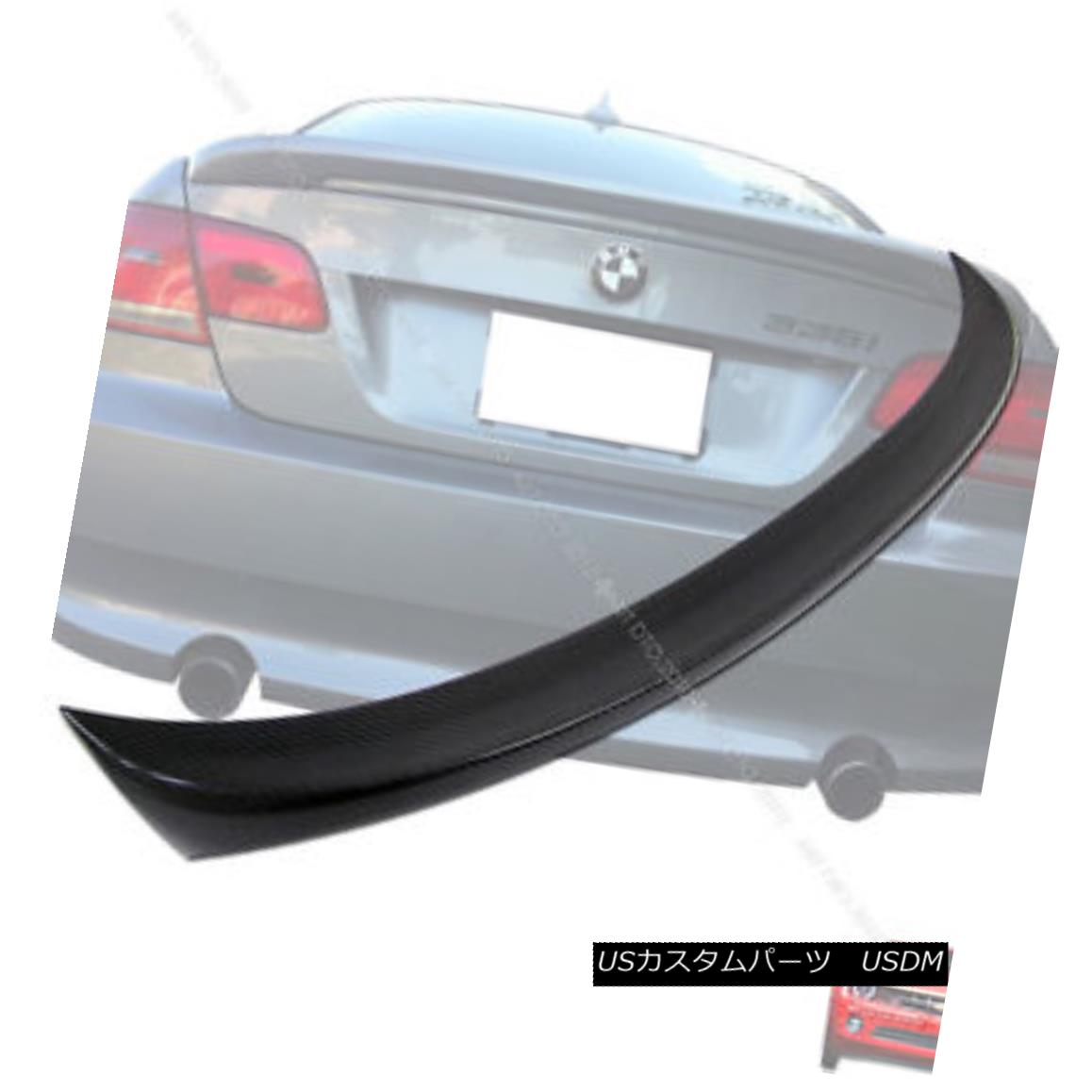 エアロパーツ Carbon Fiber 2DR BMW E92 3er Coupe M-Tech Type Trunk Spoiler 07-13 335is 328i 炭素繊維2DR BMW E92 3erクーペM-Techタイプトランク・スポイラー07-13 335is 328i 【並行輸入品】|カスタムパーツ WORLD倉庫