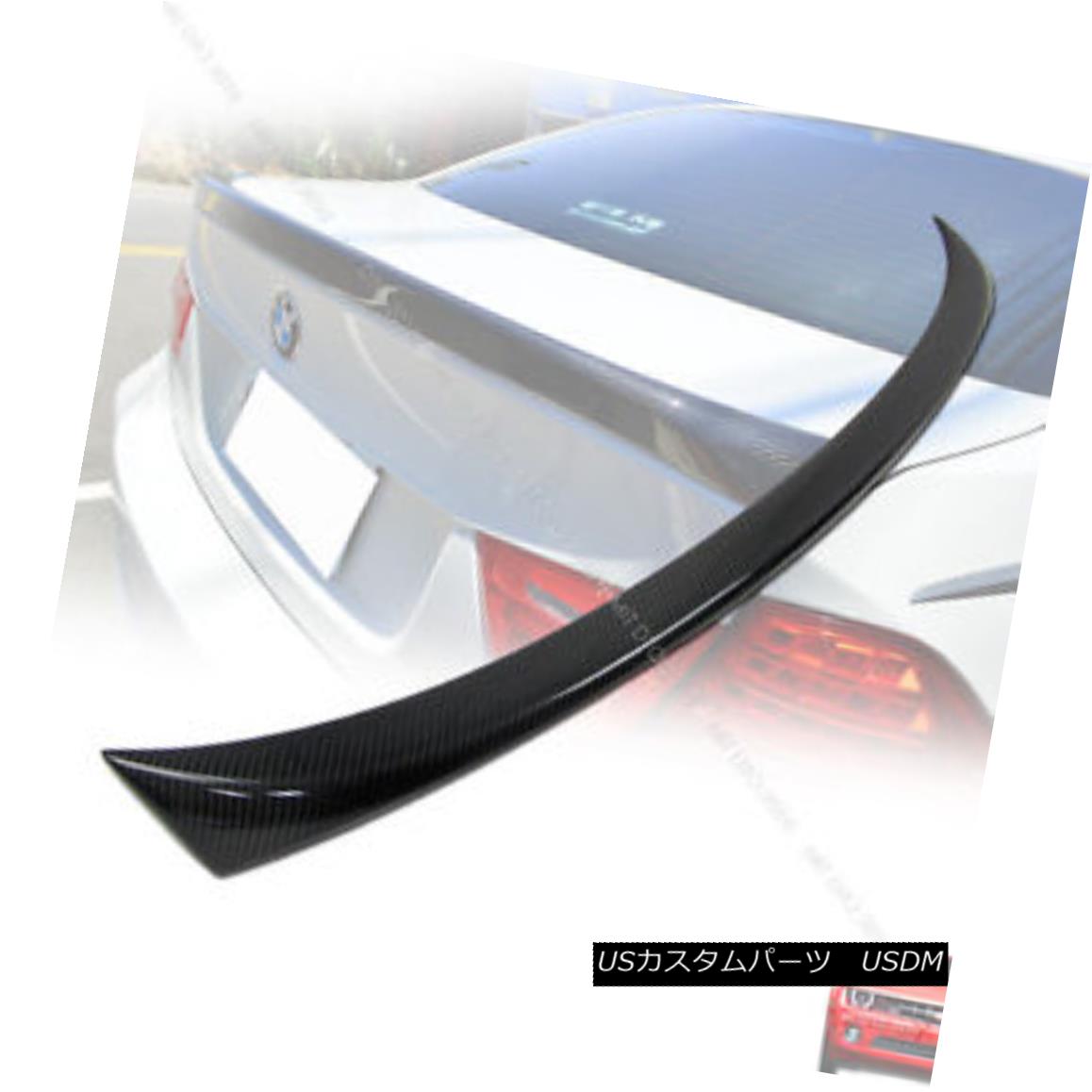 エアロパーツ Carbon Fiber FOR BMW E90 OE-Style 3er Trunk Spoiler Rear Wing 06-11 4-Door 328i BMW E90用カーボンファイバーOEスタイル3erトランクスポイラーリアウイング06-11 4ドア328i 【並行輸入品】|カスタムパーツ WORLD倉庫