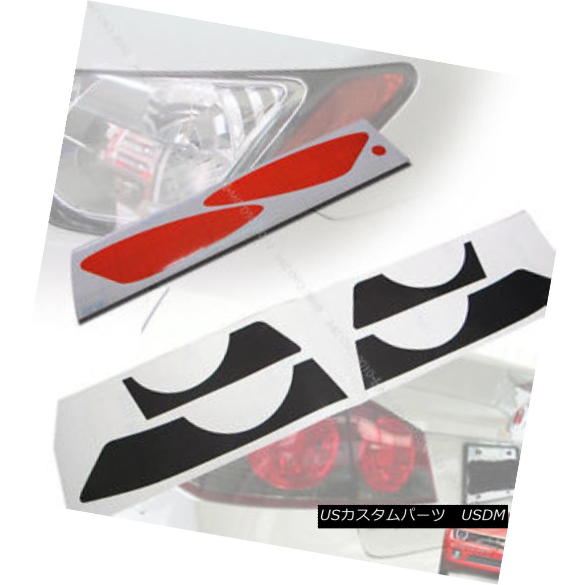 エアロパーツ 2006-2011 For HONDA CIVIC Saden Headlight and Smoked Round Taillight Sticker§ ホンダシビックのヘッドライトとスモークラウンドテールライトステッカーの2006?2011年 【並行輸入品】