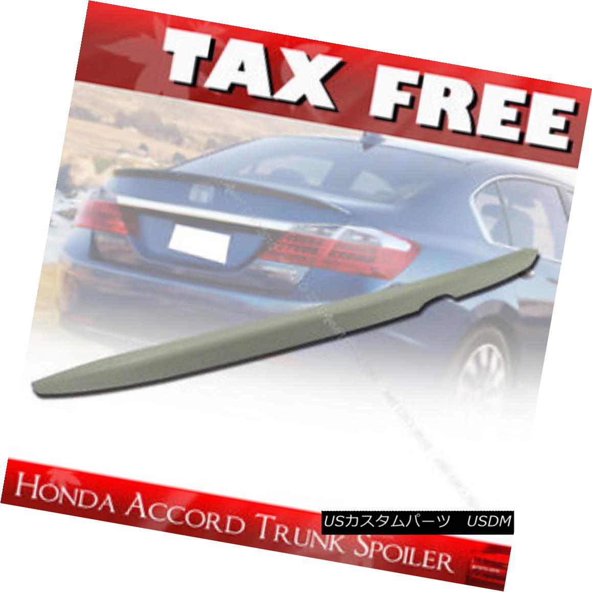 エアロパーツ SHIP FROM LA- Unpaint For Honda Accord 9th Trunk Spoiler OE TYPE EX-L EX Sport 船からLAへ - Unpaint for Honda Accord第9トランク・スポイラーOE TYPE EX-L EXスポーツ 【並行輸入品】