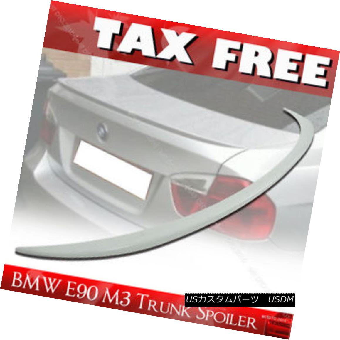 エアロパーツ 4DR M3 3-Ser E90 BMW 0328i xDrive 06-11 Rear Wing Trunk Spoiler Paint 300 White 4DR M3 3-Ser E90 BMW 0328i xドライブ06-11リアウイングトランクスポイラーペイント300ホワイト 【並行輸入品】
