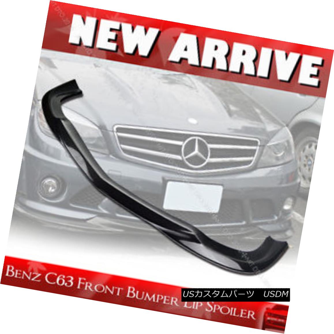 エアロパーツ SHIP FROM LA-GH Bumper Front Spoiler Carbon For Mercedes BENZ C63 W204 08-11 4DR 船からLA-GHバンパーフロントスポイラーカーボンメルセデスベンツC63 W204 08-11 4DR 【並行輸入品】