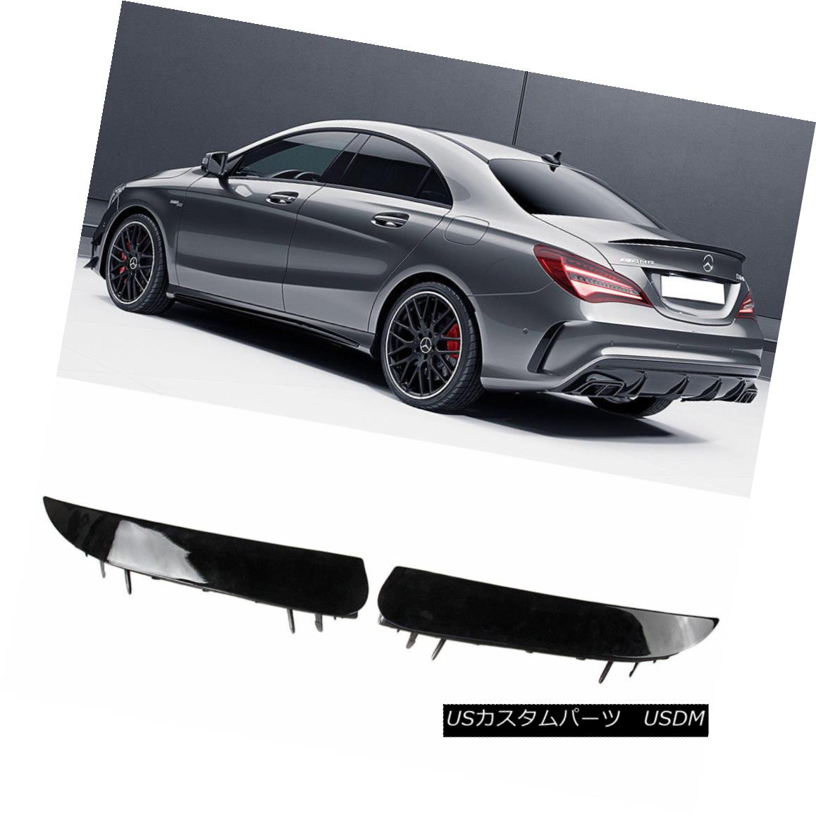 エアロパーツ Vent Insert Spoiler Bar Paint Black Fit Mercedes BENZ CLA-Class W117 C117 Sedan ベント・インサート・スポイラー・バーペイント・ブラック・フィット・メルセデスベンツCLAクラスW117 C117セダン 【並行輸入品】