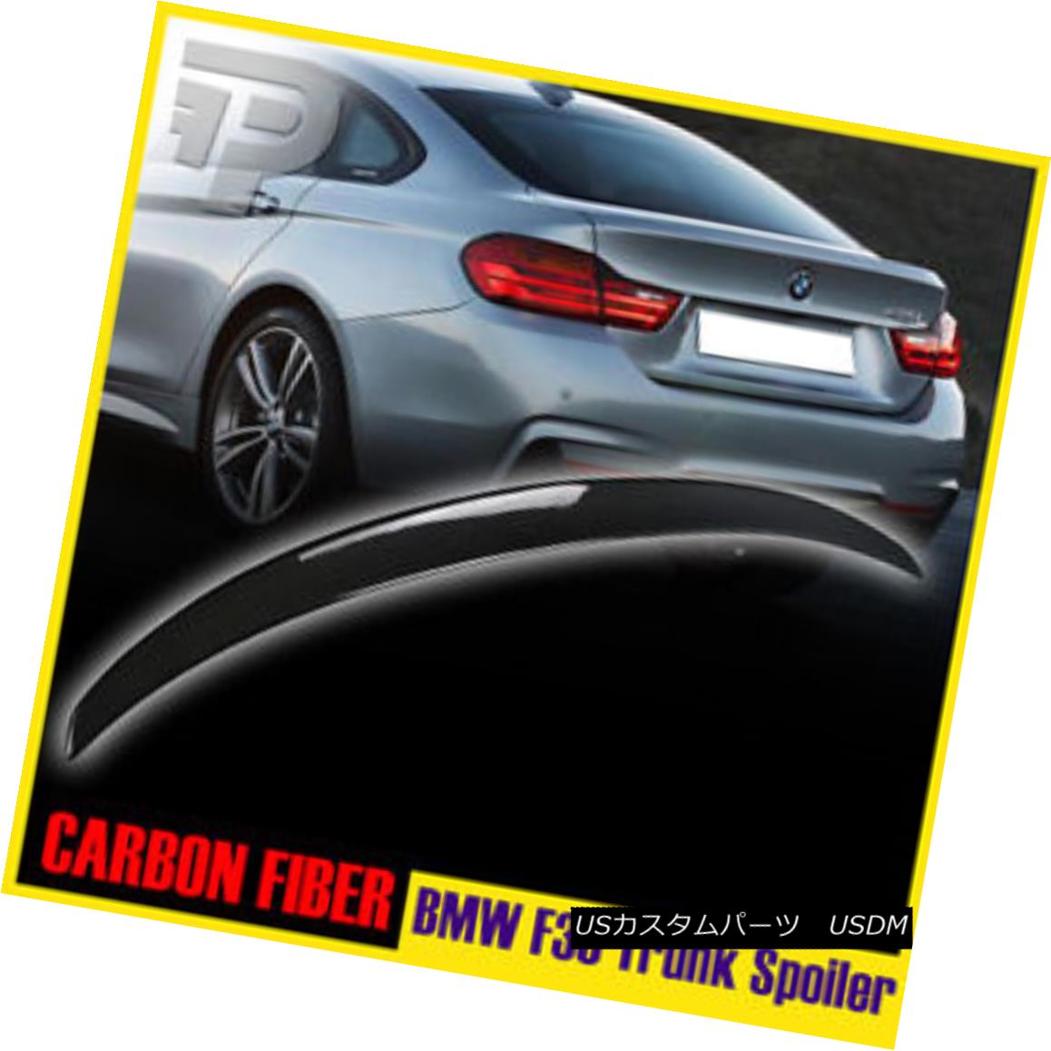 エアロパーツ CARBON FIBER BMW F36 GRAN COUPE PERFORMANCE P-TYPE REAR TRUNK SPOILER ABS▼ カーボンファイバーBMW F36 GRAN COUPE PERFORMANCE P-TYPEリアトランクスポイラーABS? 【並行輸入品】|カスタムパーツ WORLD倉庫
