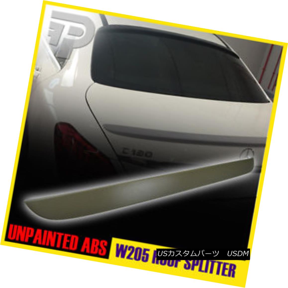 エアロパーツ UNPAINT Mercedes BENZ C CLASS W205 OE TYPE REAR ROOF LIP SPOILER WING 4DR SEDAN UNPAINTメルセデスベンツCクラスW205 OEタイプリアルーフリップスポイラーウイング4DR SEDAN 【並行輸入品】