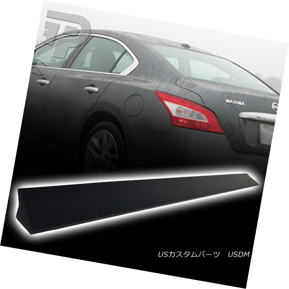 エアロパーツ V-Style For Nissan Maxima A35 Sedan 4DR Window Roof Lip Spoiler 2015 Unpainted V型スタイルの日産マキシマA35セダン4DRウインドルーフリップスポイラー2015無塗装 【並行輸入品】