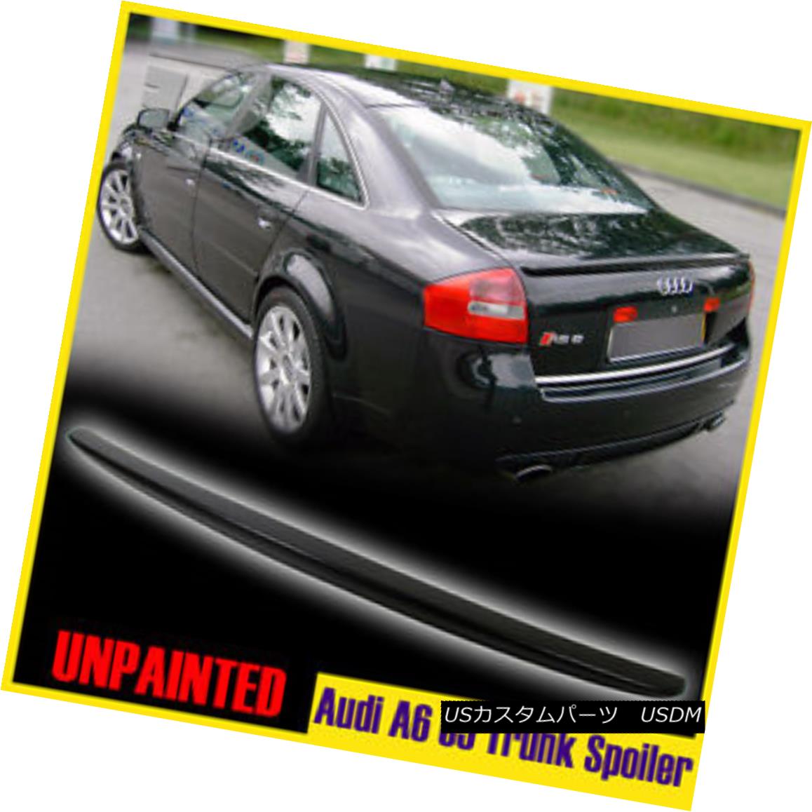 エアロパーツ Audi A6 C5 OE-Look Sedan Saloon 4DR Unpainted Rear Trunk Spoiler Wing 2004 Audi A6 C5 OE-Lookセダンサルーン4DR未塗装リアトランクスポイラーウィング2004 【並行輸入品】