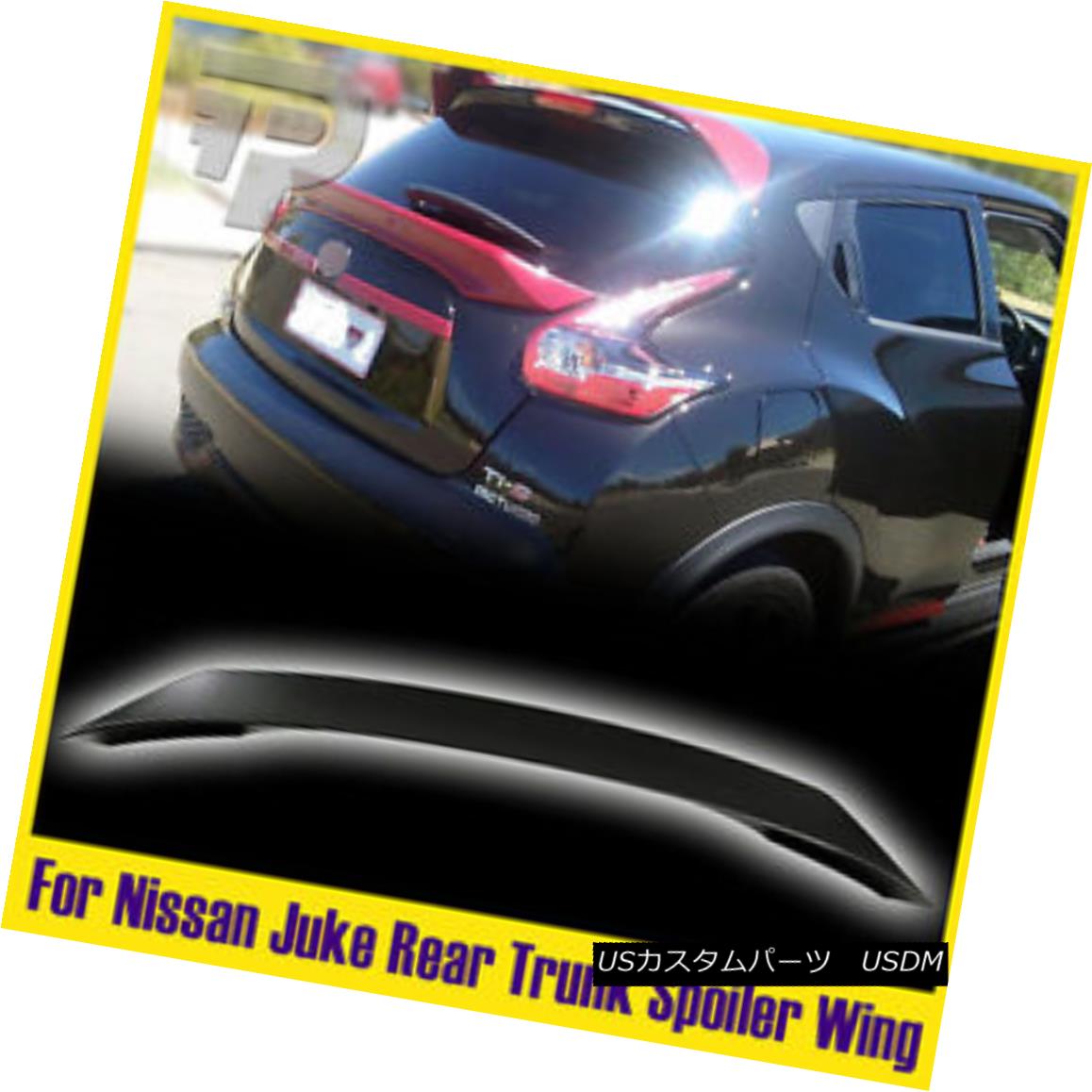 エアロパーツ UNpainted For Nissan Juke F15 Hatchback SUV Rear Trunk Spoiler 2012-2016 SV SL 未塗装の日産ジュークF15ハッチバックSUVリアトランク・スポイラー2012-2016 SV SL 【並行輸入品】｜カスタムパーツ WORLD倉庫