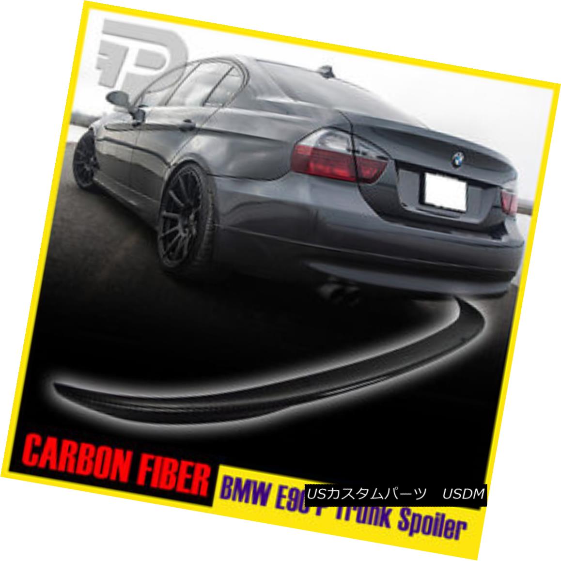 エアロパーツ CARBON FIBER BMW E90 SALOON HIGH KICK PERFORMANCE TYPE REAR BOOT TRUNK SPOILER カーボンファイバーBMW E90サロンハイキックパフォーマンスタイプリアブーツトランクスポーラー 【並行輸入品】