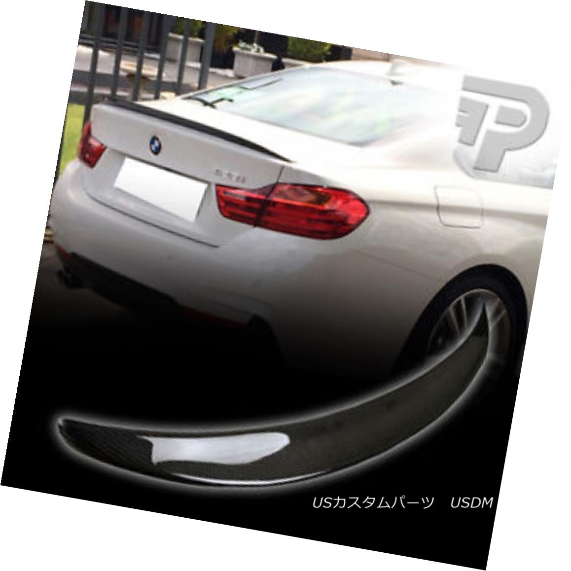 エアロパーツ CARBON FIBER BMW 4-SERIES F32 PERFORMANCE P-TYPE TRUNK SPOILER 428i 435i カーボンファイバーBMW 4-SERIES F32性能PタイプTRUNK SPOILER 428i 435i 【並行輸入品】