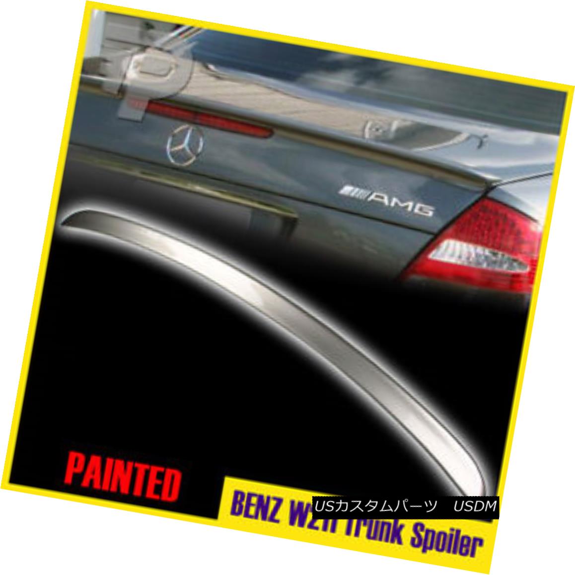 エアロパーツ Painted #723 Mercedes Benz E-Class W211 Sedan 4D Rear Trunk Spoiler Wing 02-08 ペイント＃723メルセデスベンツEクラスW211セダン4Dリアトランクスポイラーウィング02-08 【並行輸入品】