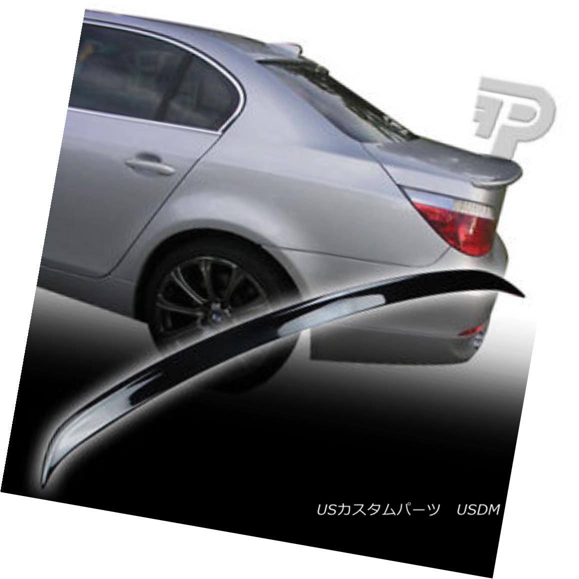 エアロパーツ PAINTED #668 BLACK 5-SERIES E60 BMW 4D SEDAN TRUNK BOOT SPOILER A STYLE PAINTED＃668 BLACK 5-SERIES E60 BMW 4Dセダントランクブーツスポイラースタイル 【並行輸入品】