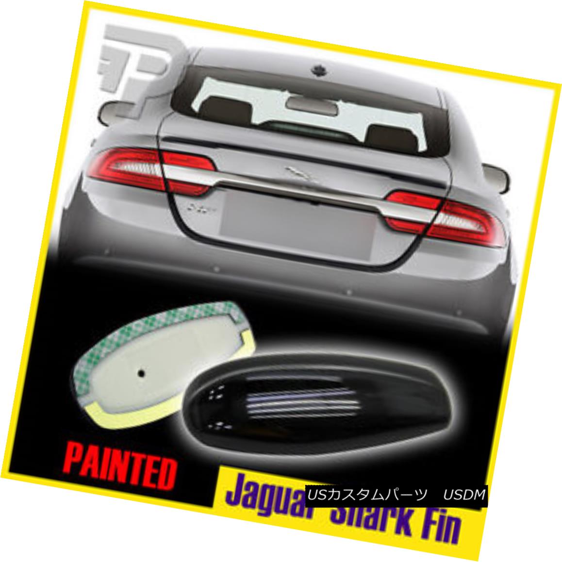 エアロ一端 Painted Black Shark Fin Static Aerial Antenna Universal Jaguar F Type X Type ペイントされたブラックシャークフィンスタチック触手ユニバーサルjaguar F手合xタイプ Pghintheround Com