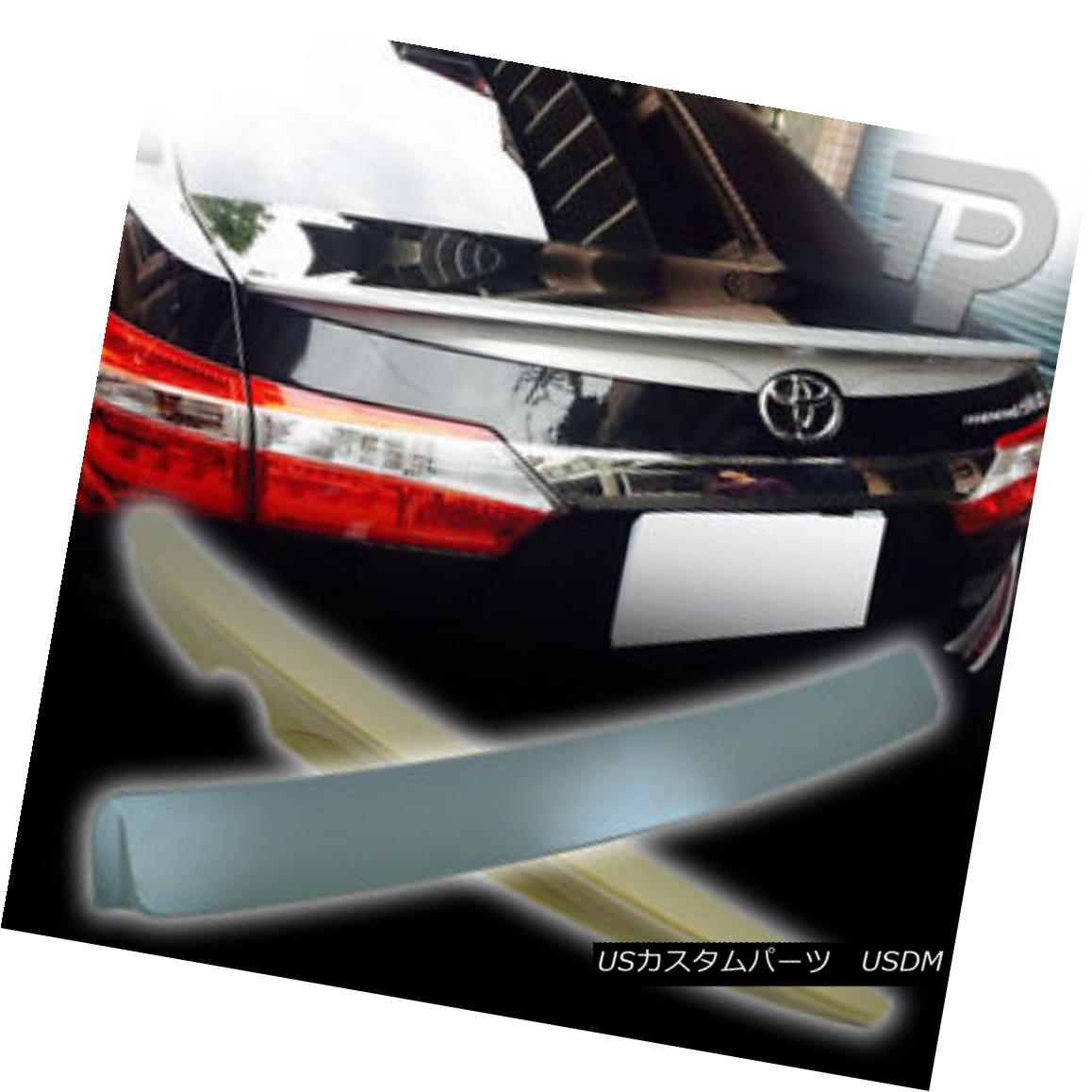 エアロパーツ PAINTED For TOYOTA Corolla ALTIS 2014 REAR ROOF SPOILER TRUNK LIP SPOILER▼ 塗装TOYOTA Corolla ALTIS 2014リアルーフスポイラートランクリップスポイラー？ 【並行輸入品】