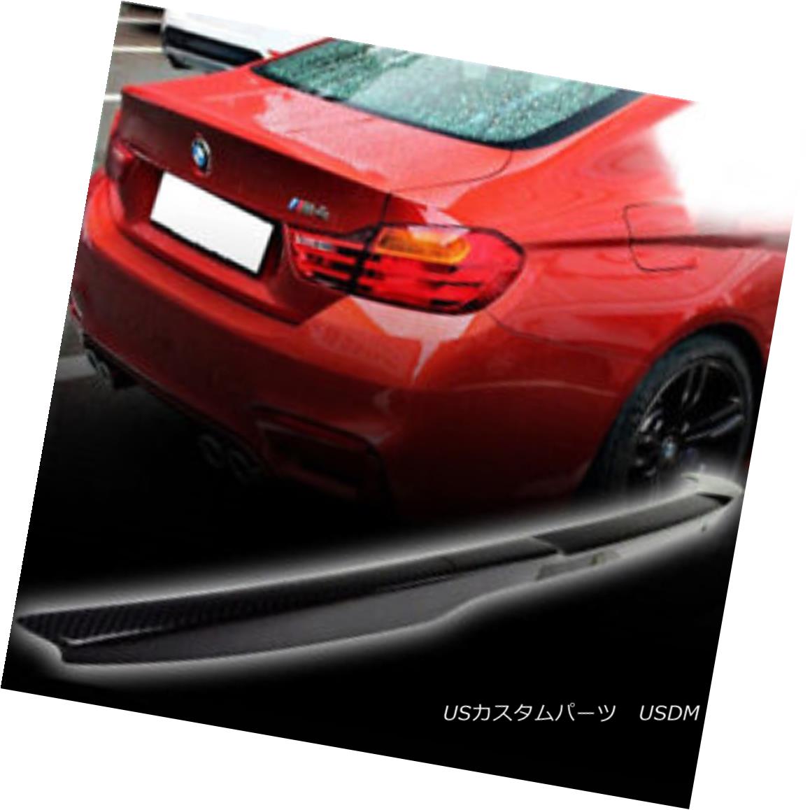 エアロパーツ For BMW 4 SERIES F82 M4 STYLE CARBON FIBER REAR WING TRUNK SPOILER BMW 4シリーズ用F82 M4スタイルカーボンファイバーリアウィングトランクスポイラー 【並行輸入品】