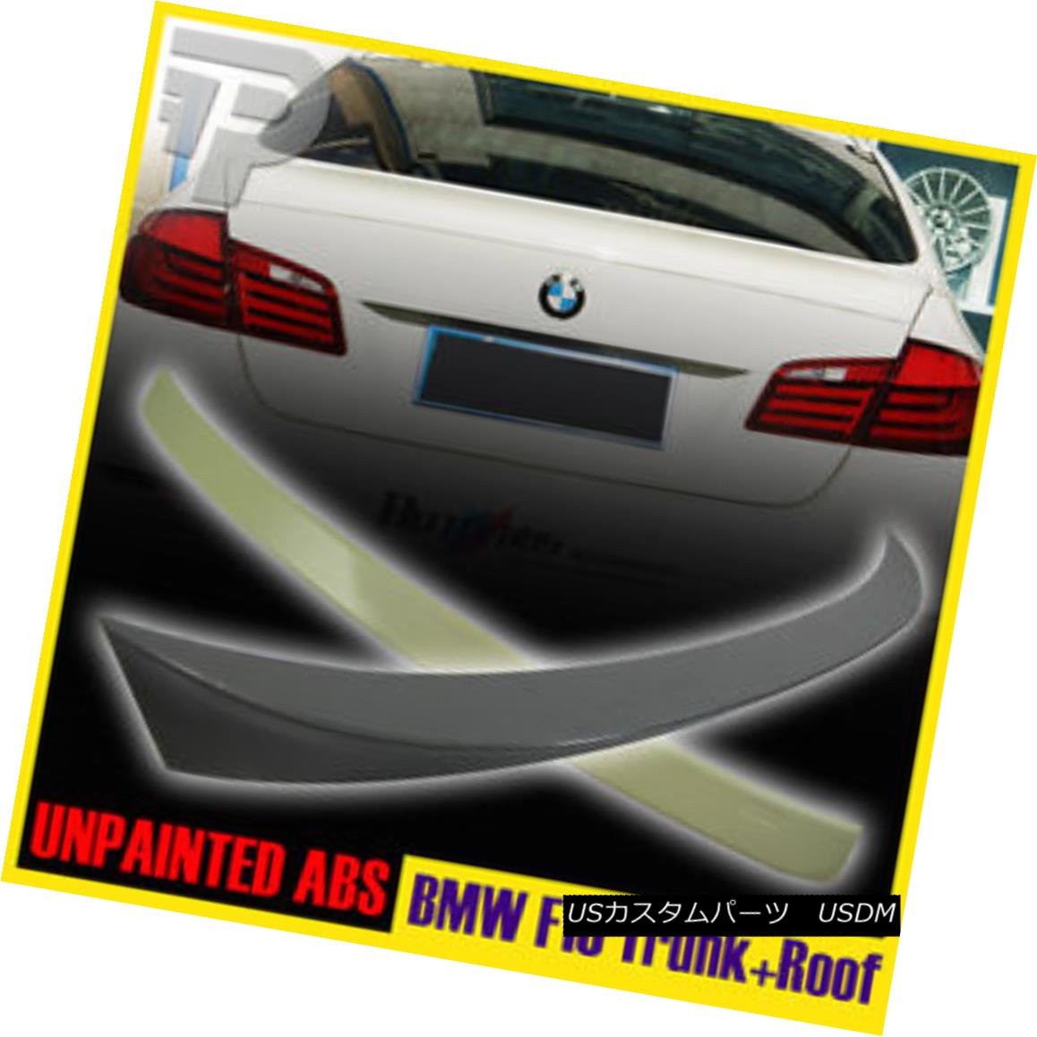 エアロパーツ UNPAINTED BMW 5-SERIES F10 A ROOF & A TYPE REAR BOOT TRUNK SPOILER SEDAN 4DR▼ 未塗装BMW 5-SERIES F10 A ROOF＆amp; タイプリヤブーツトランクスポイラーセダン4DR？ 【並行輸入品】
