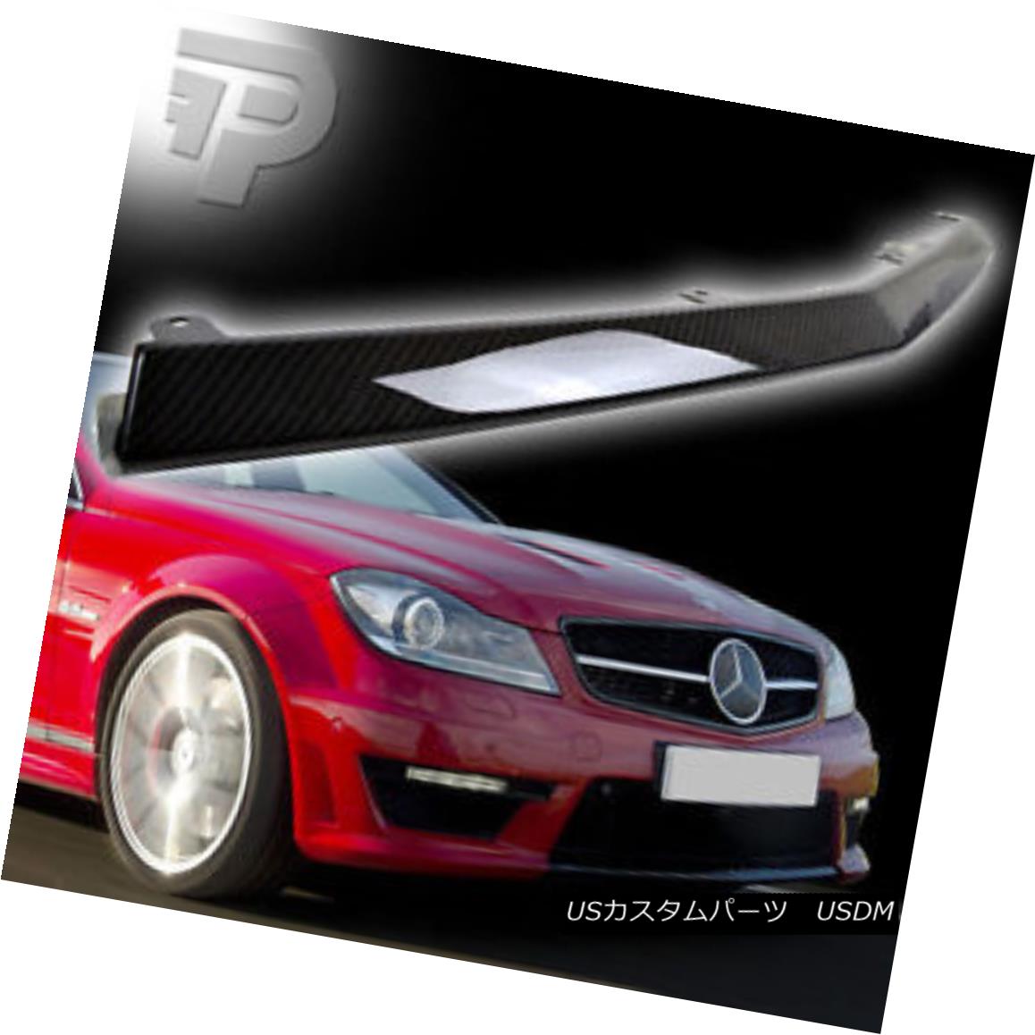 エアロパーツ CARBON MERCRDES BENZ W204 C-CLASS LCI C63 FRONT BUMPER CENTER LIP COVER ▼ CARBON MERCEDES BENZ W204 C-CLASS LCI C63フロントバンパーセンターリップカバー？ 【並行輸入品】