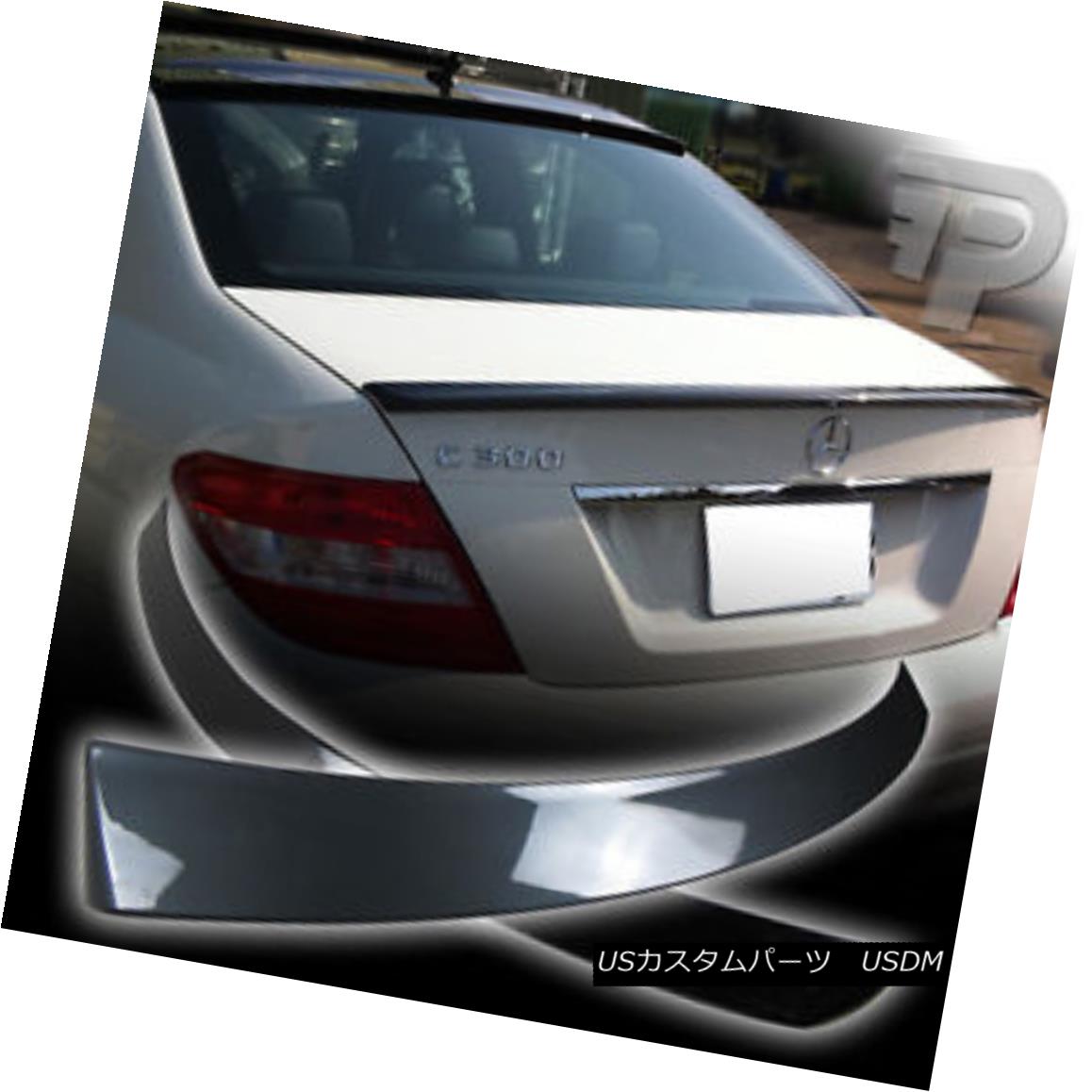 エアロパーツ PAINTED Mercedes BENZ W204 OE TYPE ROOF WING & A STYLE BOOT TRUNK SPOILER 08+▼ 塗装メルセデスベンツW204 OEタイプルーフウィング＆amp; スタイルブーツトゥーンスポイラー08 +？ 【並行輸入品】