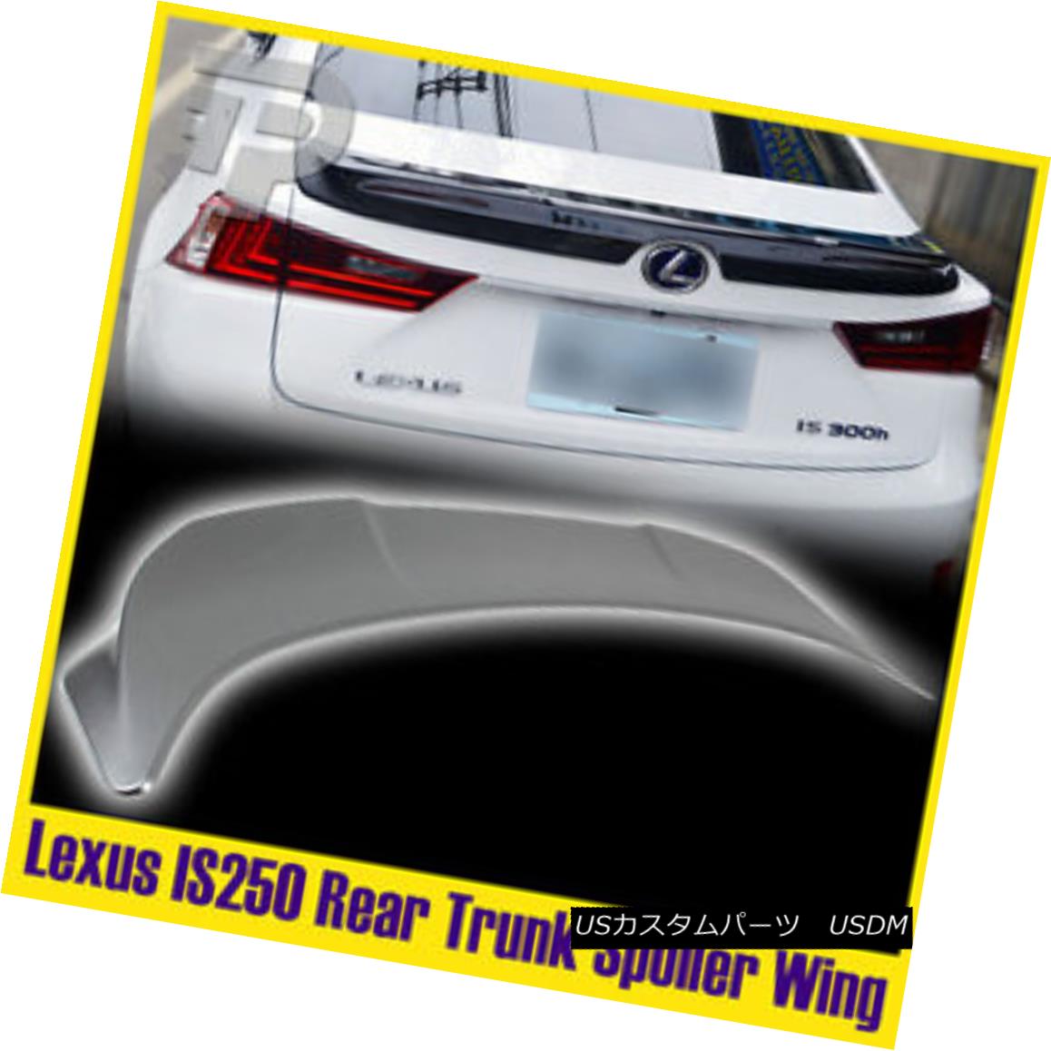 エアロパーツ #1J4 Platinum Silver Lexus Sedan IS250 IS350 Painted Boot Trunk Spoiler ＃1J4プラチナシルバーレクサスセダンIS250 IS350塗装ブーツトランクスポイラー 【並行輸入品】