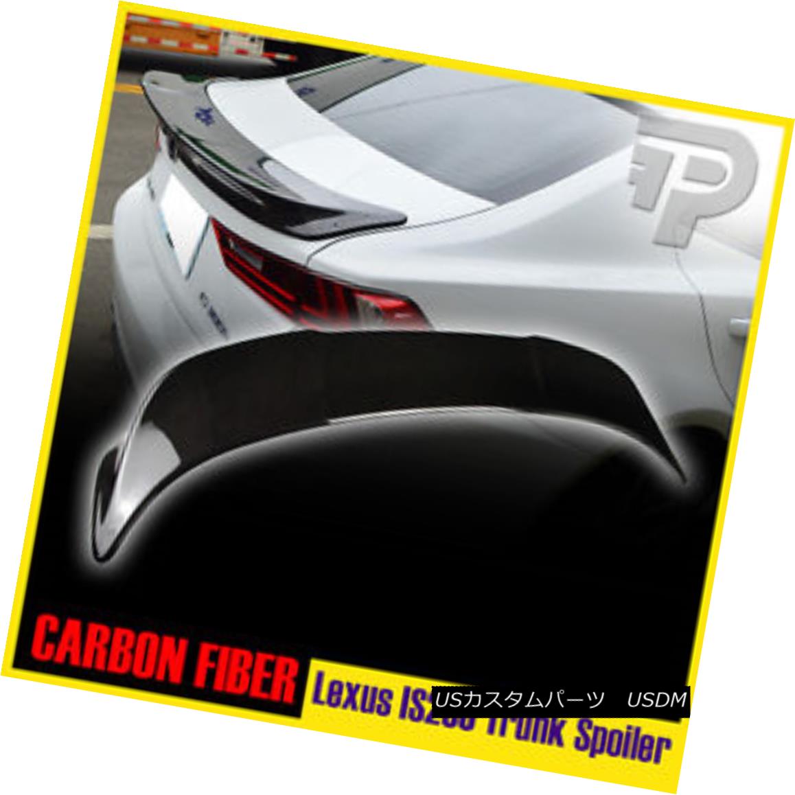 エアロパーツ Carbon Fiber For LEXUS IS250 IS350 IS F SEDAN REAR TRD-TYPE TRUNK WING SPOILER▼ LEXUS IS250 IS350用カーボンファイバーは、セダンリアTRD型トランクウイングスポイラーですか？ 【並行輸入品】