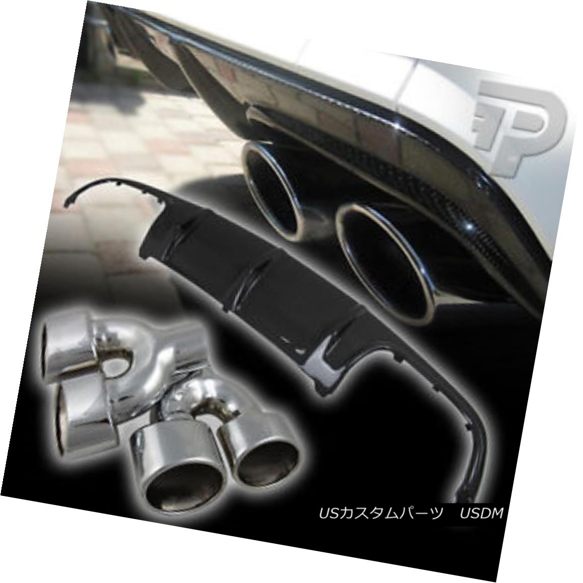 エアロパーツ Mercedes BENZ W204 EXHAUST PIPE DOUBLE & CARBON FIBER REAR DIFFUSER BUMPER ▼ メルセデスベンツW204排気管ダブル＆ カーボンファイバーリアディフューザーバンパー？ 【並行輸入品】 109,285円