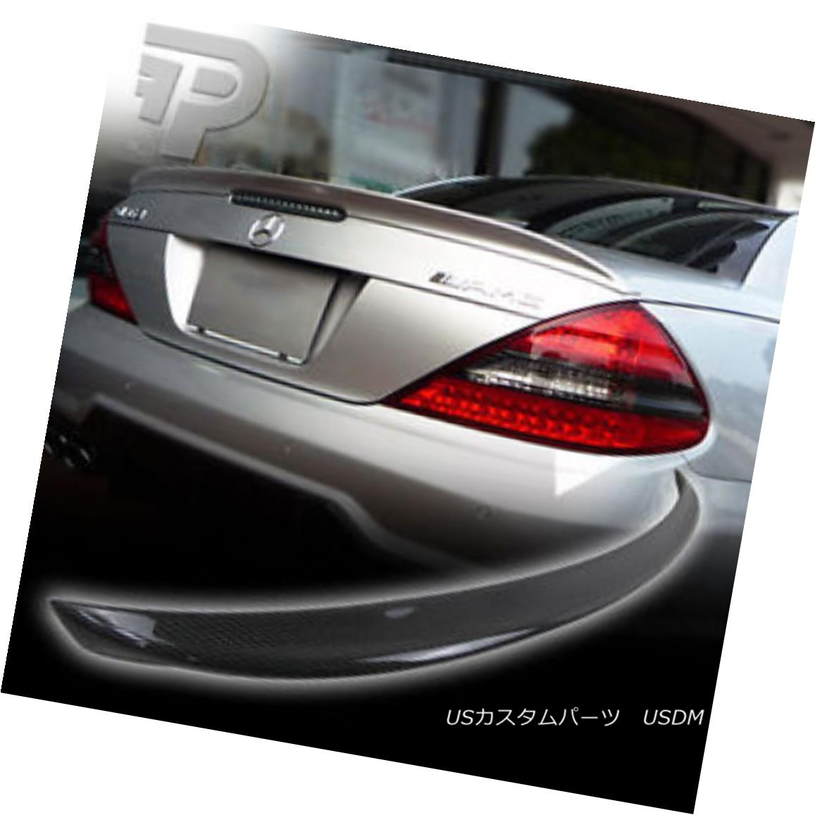 エアロパーツ CARBON FIBER Mercedes BENZ R230 A TYPE REAR TRUNK BOOT SPOILER SL55 SL550 ▼ カーボンファイバーメルセデスベンツR230型後部トランクブーツスポイラーSL55 SL550？ 【並行輸入品】｜カスタムパーツ WORLD倉庫