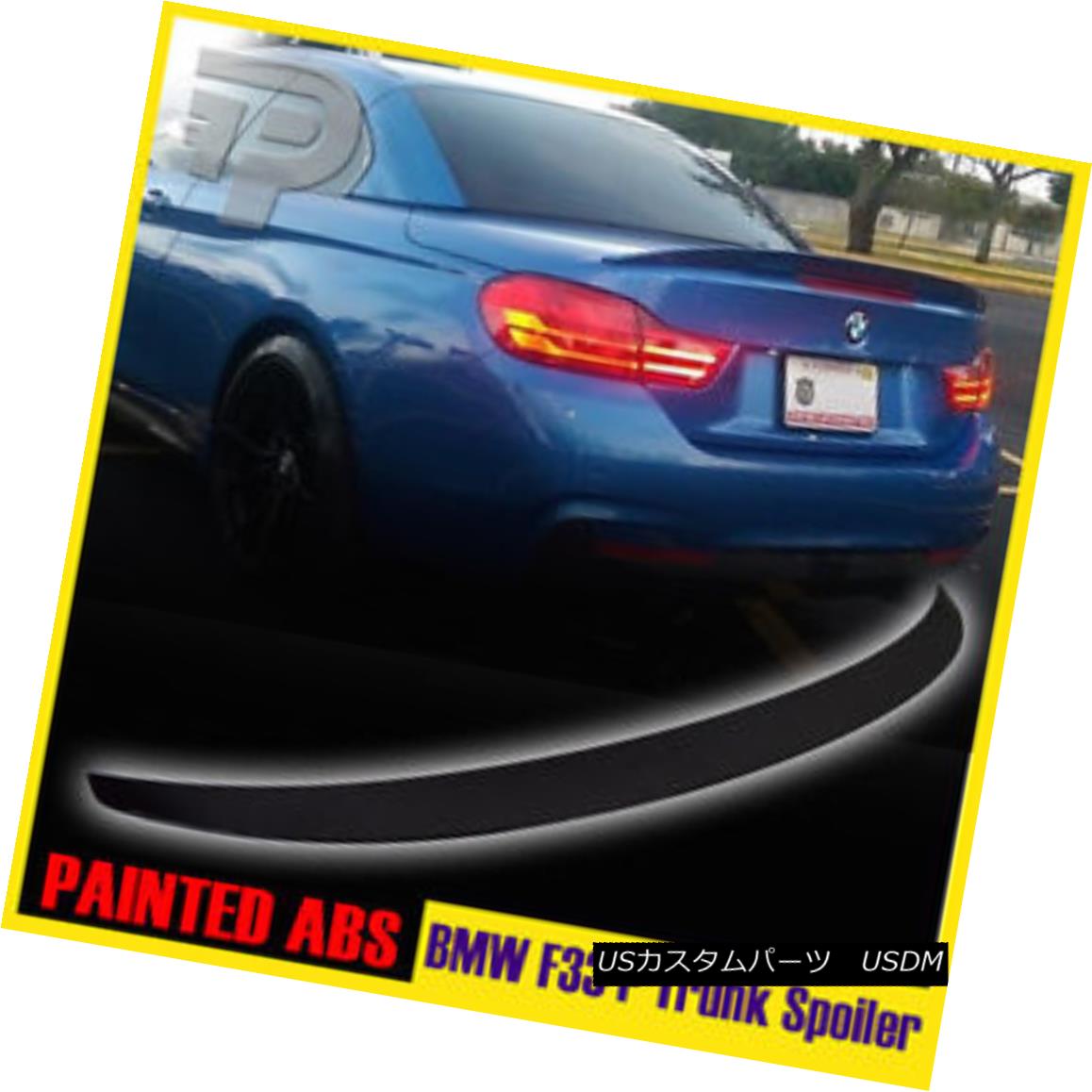 エアロパーツ PAINTED FOR BMW F33 PERFORMANCE P-STYLE CONVERTIBLE REAR TRUNK SPOILER 14-17 BMW F33のパフォーマンスP-STYLE CONVERTIBLEリアトーンスポイラー14-17 【並行輸入品】