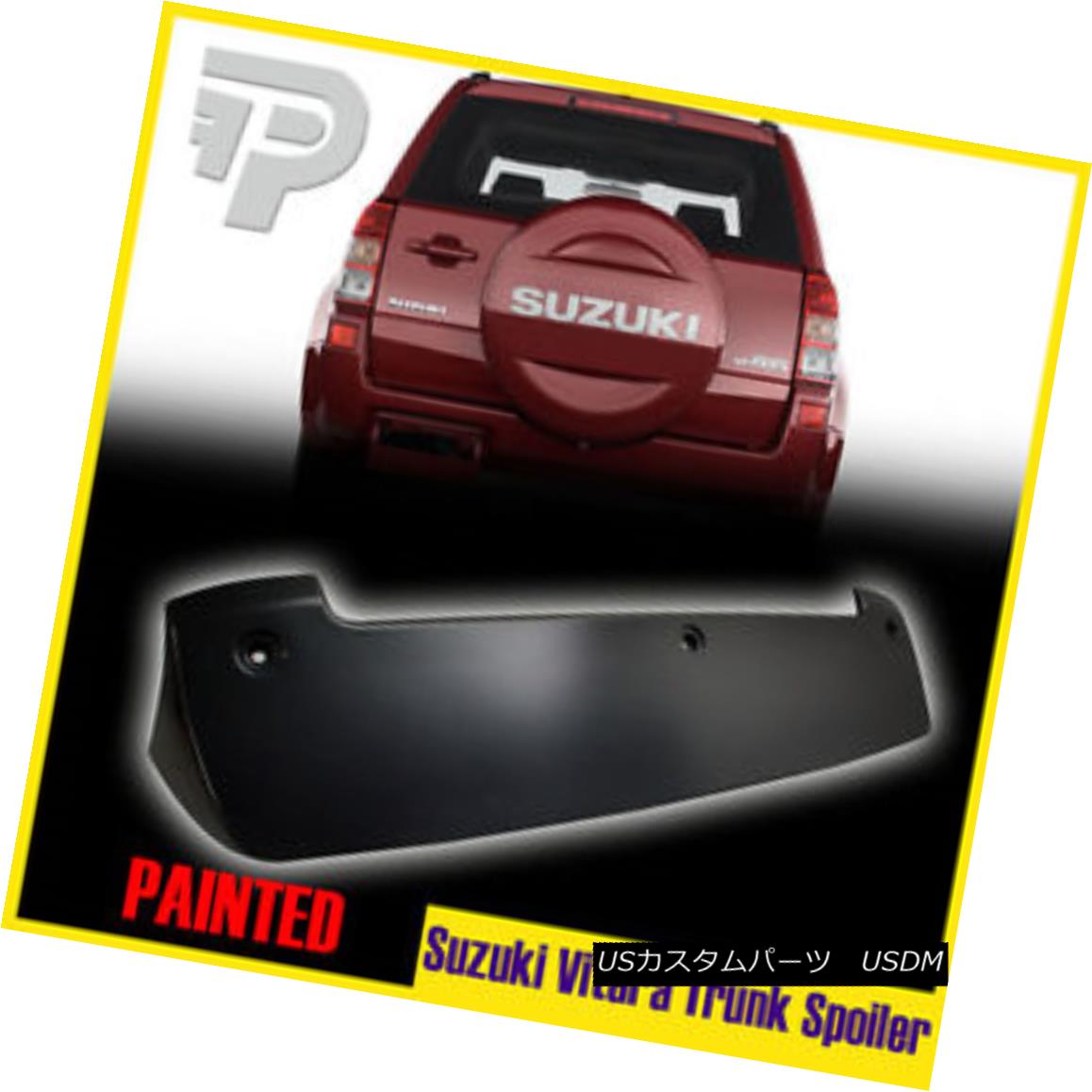 エアロパーツ Painted Suzuki Grand Vitara 3rd SUV 5D Hatchback JLX-L Rear Trunk Spoiler 2014 塗装された鈴木グランドヴィタラ第3 SUV 5DハッチバックJLX-Lリアトランクスポイラー2014 【並行輸入品】｜カスタムパーツ WORLD倉庫 76,351円
