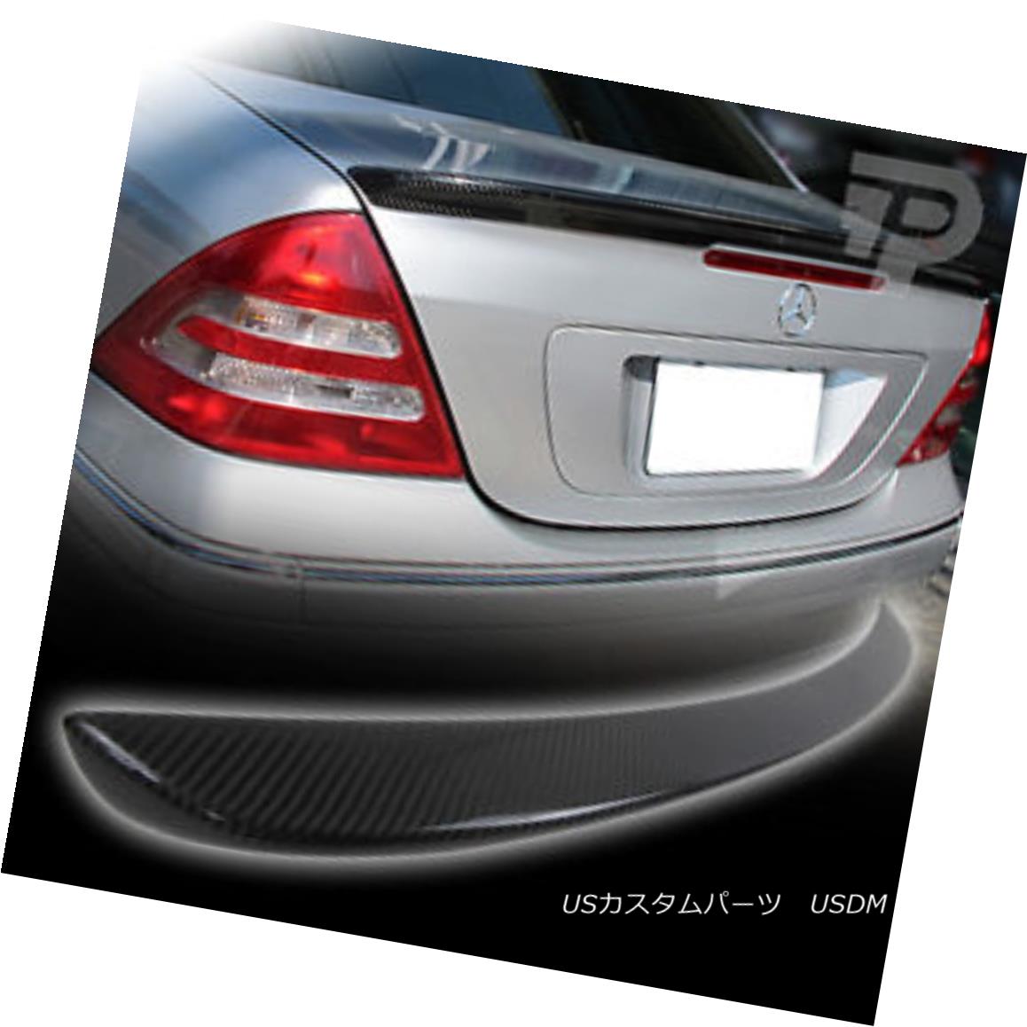 エアロパーツ CARBON FIBER Mercedes BENZ C CLASS W203 A TYPE BOOT TRUNK SPOILER 01+▼ カーボンファイバーメルセデスベンツCクラスW203タイプブーツトランクスポーラー01+？ 【並行輸入品】