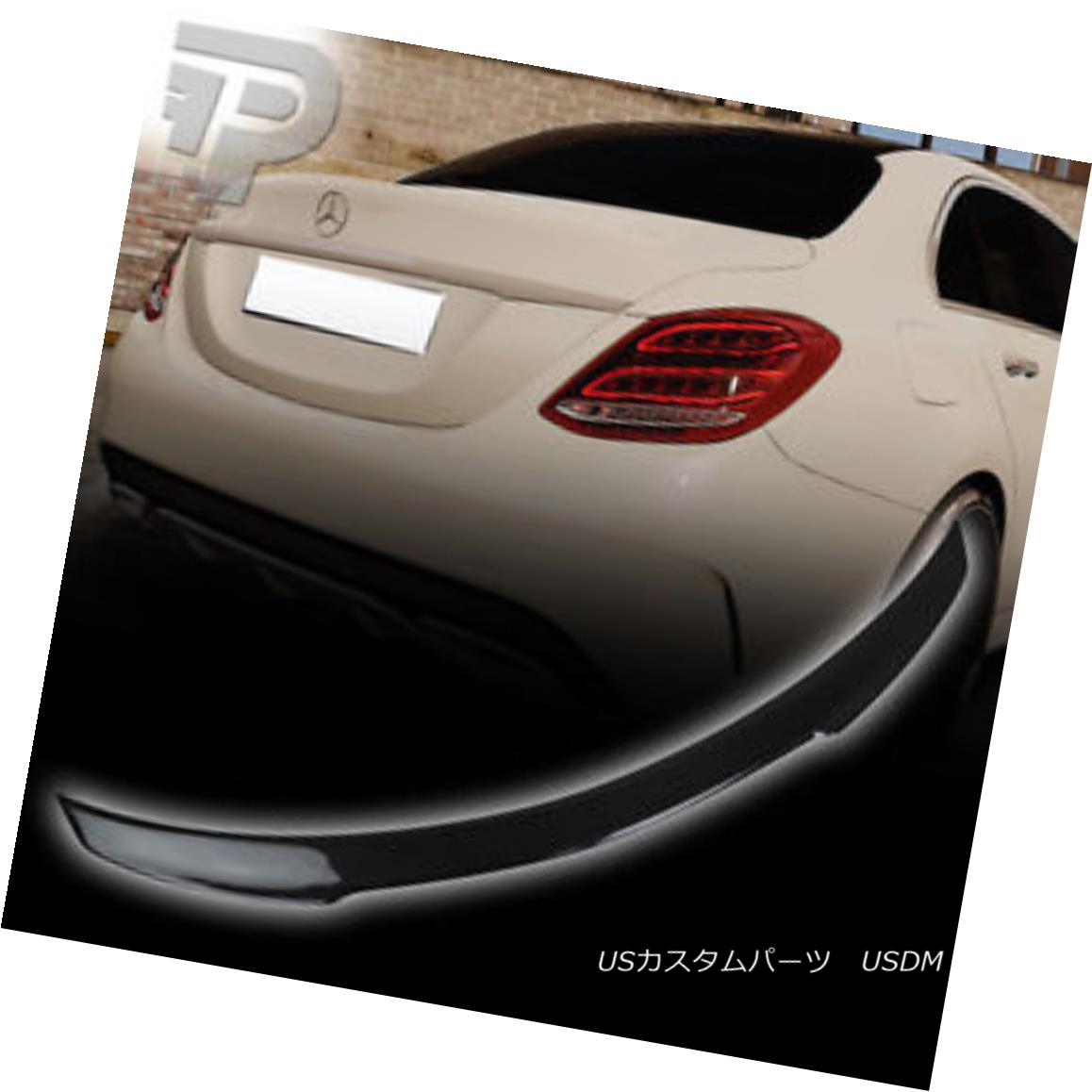 エアロパーツ Carbon Fiber Mercedes BENZ C CLASS W205 V-TYPE REAR TRUNK SPOILER WING SEDAN▼ 炭素繊維メルセデスベンツCクラスW205 V型後部トランクスポイラーウイングセダン? 【並行輸入品】|カスタムパーツ WORLD倉庫