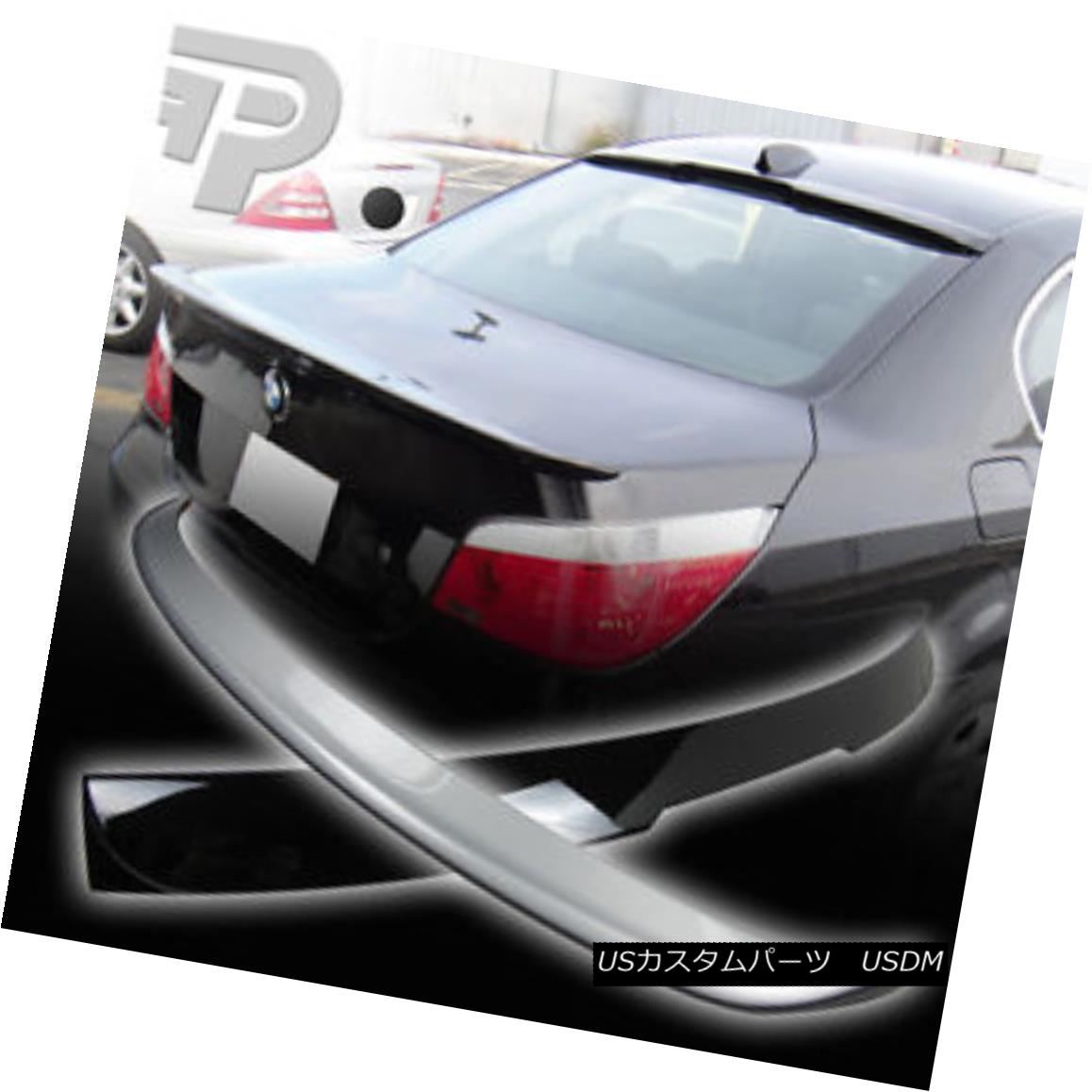 エアロパーツ PAINTED BMW E60 A TYPE ROOF REAR WING & TRUNK SPOILER 04+ ▼ ペイントされたBMW E60タイプルーフリアウイング＆amp; TRUNK SPOILER 04+？ 【並行輸入品】