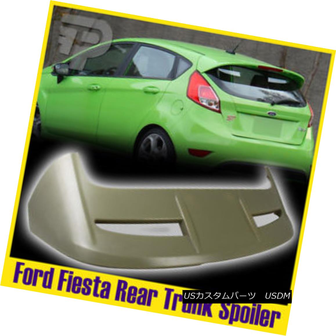 エアロパーツ For Ford Fiesta SE 6rd Hatchback Painted Rear Roof Boot Spoiler Wing 2016 フォードフィエスタSE 6rdハッチバックのために塗装された後部屋根のブートスポイラーウイング2016 【並行輸入品】