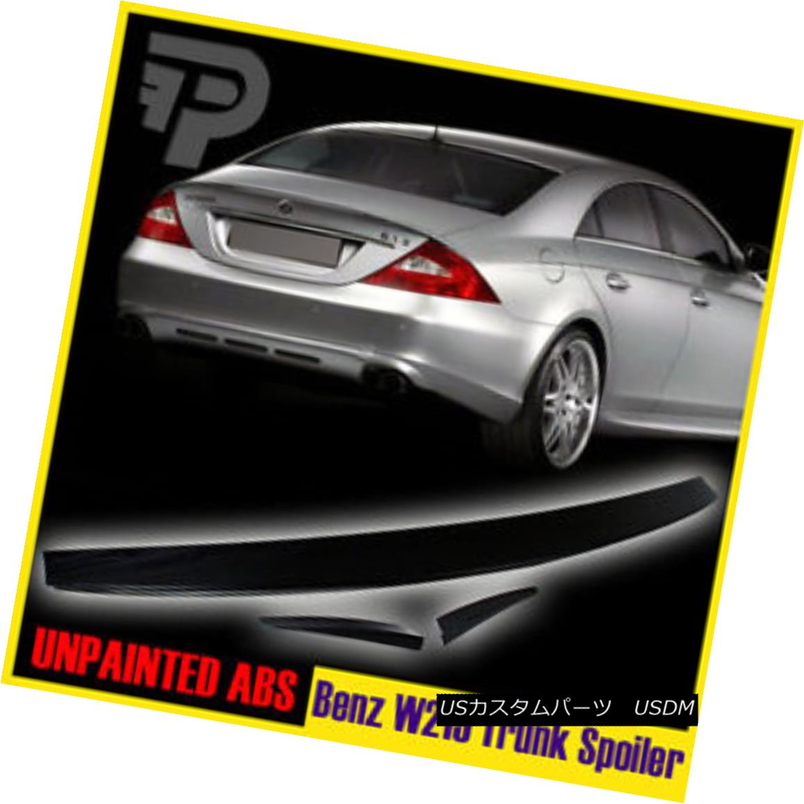エアロパーツ Unpainted 2010 Mercedes-Benz CLS-Class W219 Sedan B Look Rear Wing Trunk Spoiler 未塗装2010年メルセデス・ベンツCLSクラスW219セダンBルック・ウイング・トランク・スポイラー 【並行輸入品】