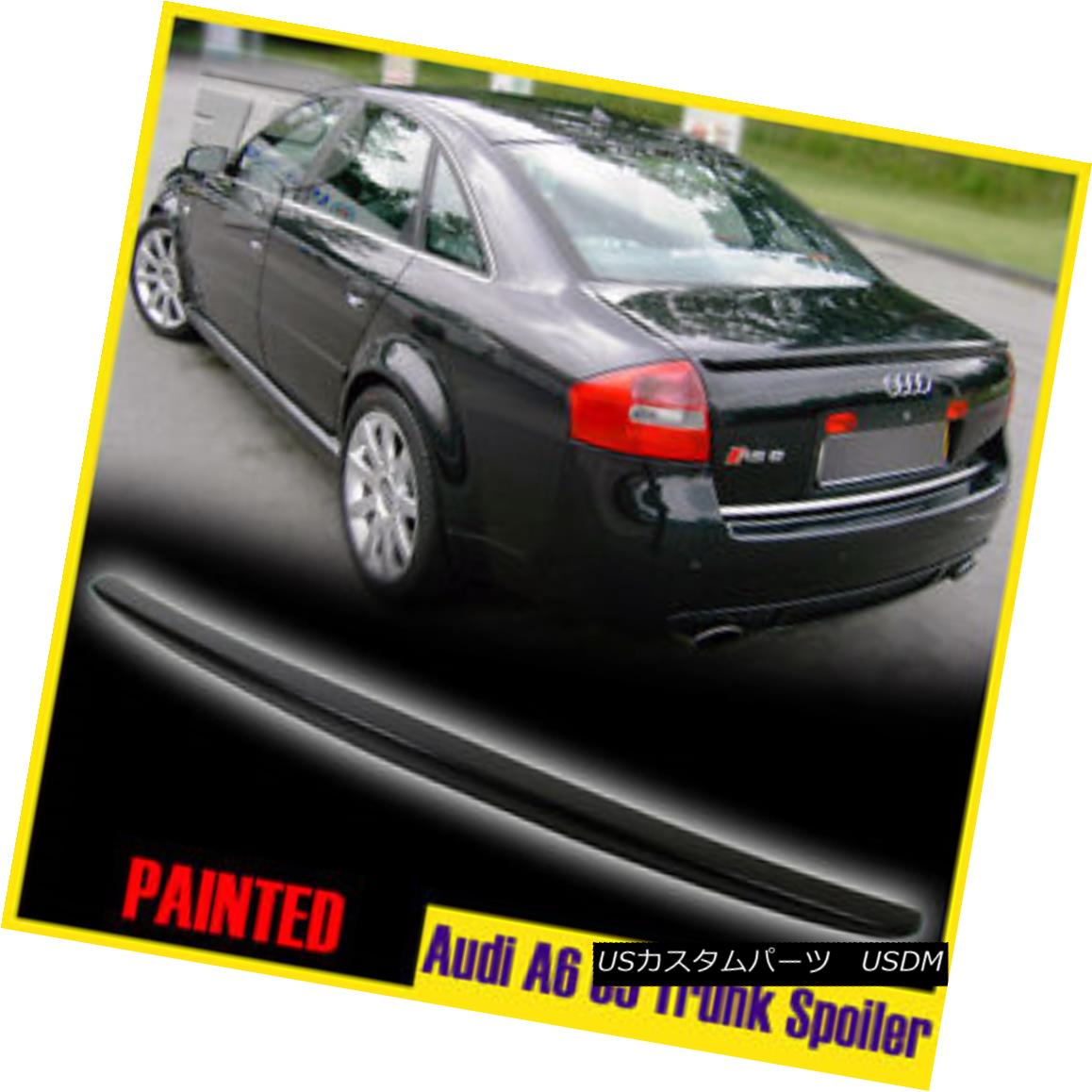 エアロパーツ Audi A6 C5 OE-Look Saloon 4DR Saloon Painted Rear Boot Wings 2004 Audi A6 C5 OE-Lookサルーン4DRサルーン塗装リアブーツウィングス2004 【並行輸入品】