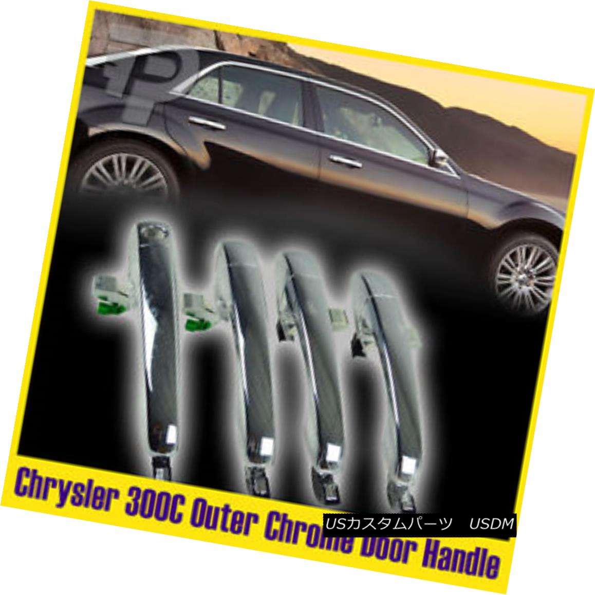 エアロパーツ Chrysler 300 300C Saloon Outside Door Handle Chrome 05-10 Dodg Magnum Charger クライスラー300 300Cサロン外部ドアハンドルクローム05-10ドッジマグナムチャージャー 【並行輸入品】