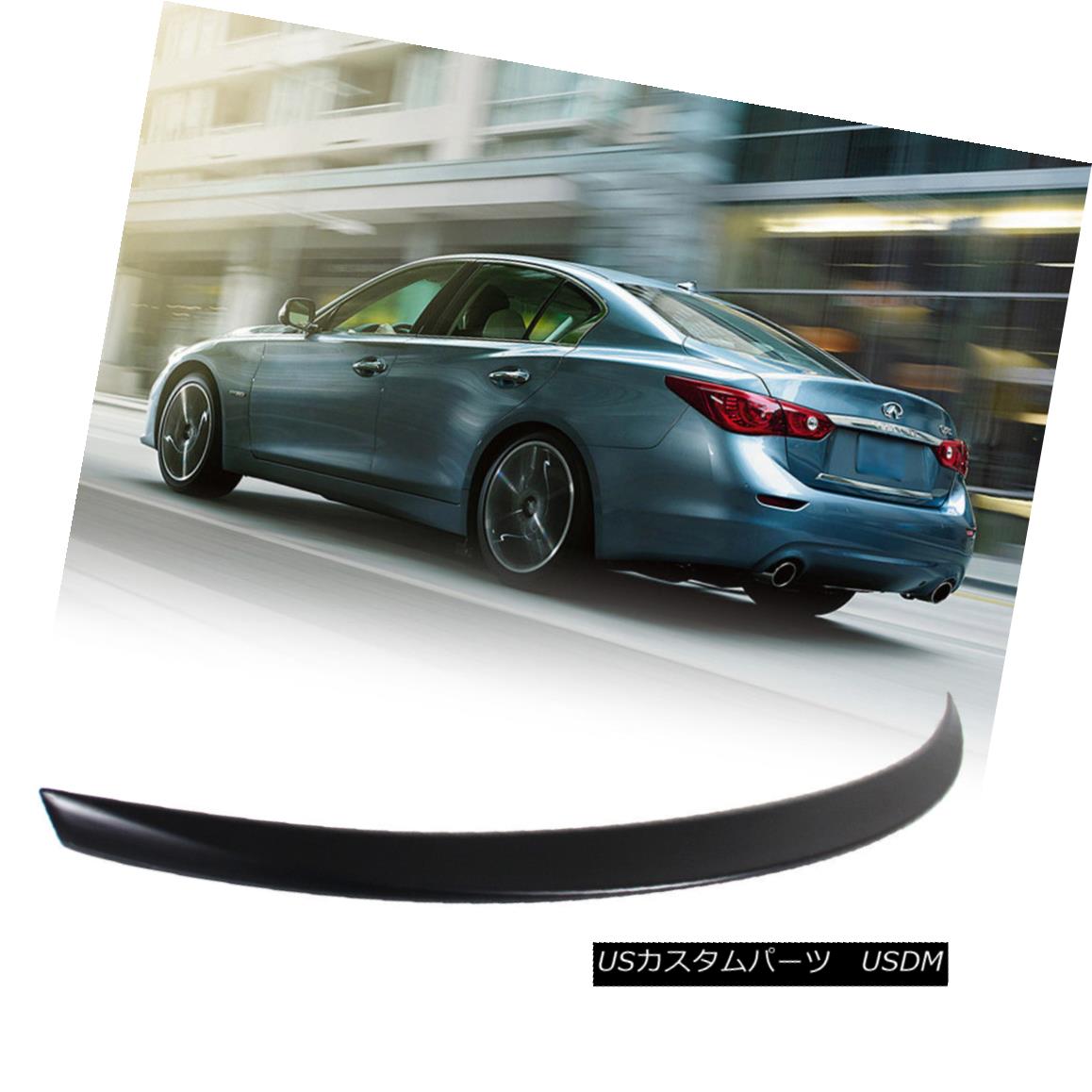 エアロパーツ D Look Rear Trunk Spoiler paint Color 2017 For INFINITI Q50 Sport Sedan 4DR Dルック・バック・トランク・スポイラー・ペイントColor 2017 INFINITI Q50 Sportセダン4DR 【並行輸入品】